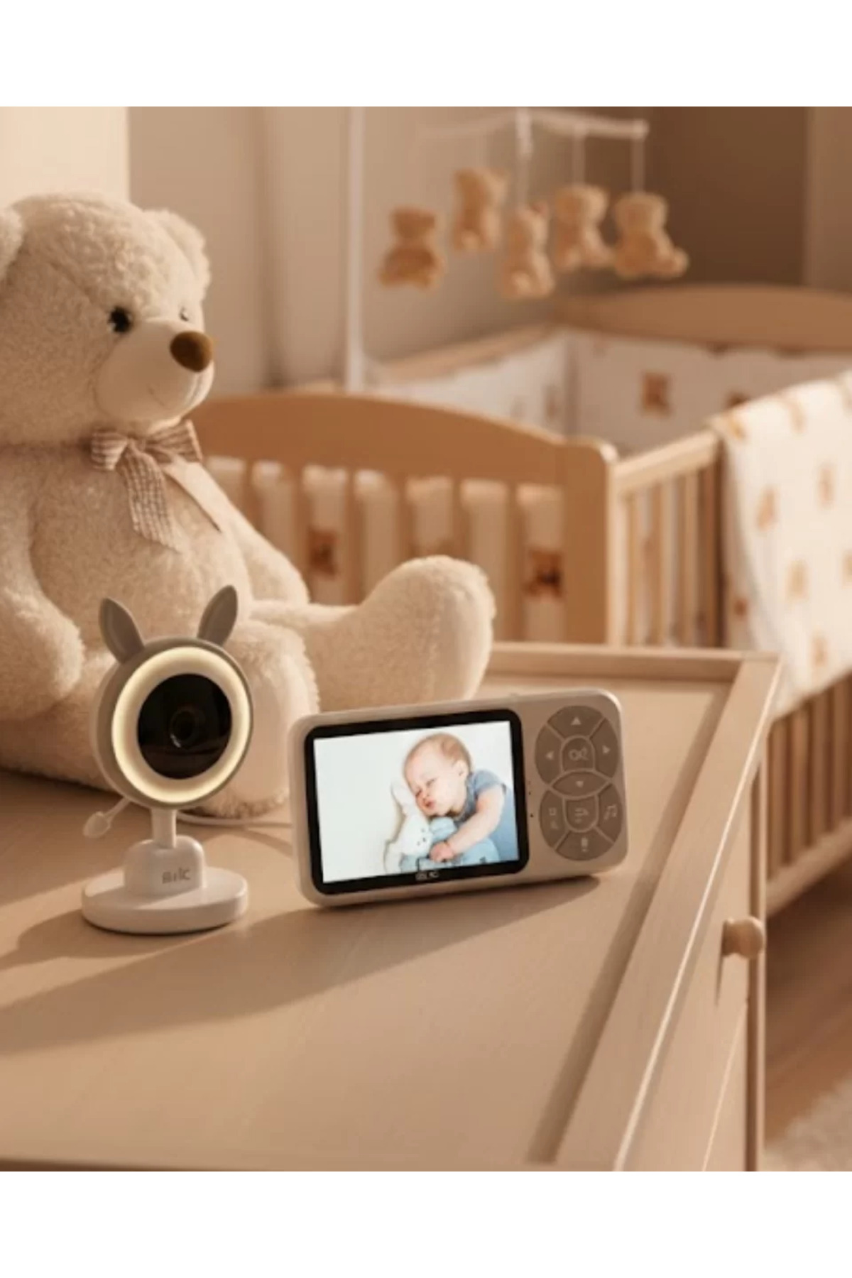 Gece Görüşlü Bebek Telsizi Besleme Hatırlatıcılı LCD Ekran Yeni Nesil