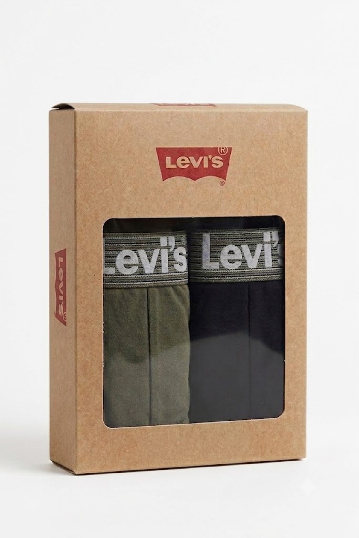 شورت باکسر مردانه نخی دو عددی لیوایز باکسر Levi's