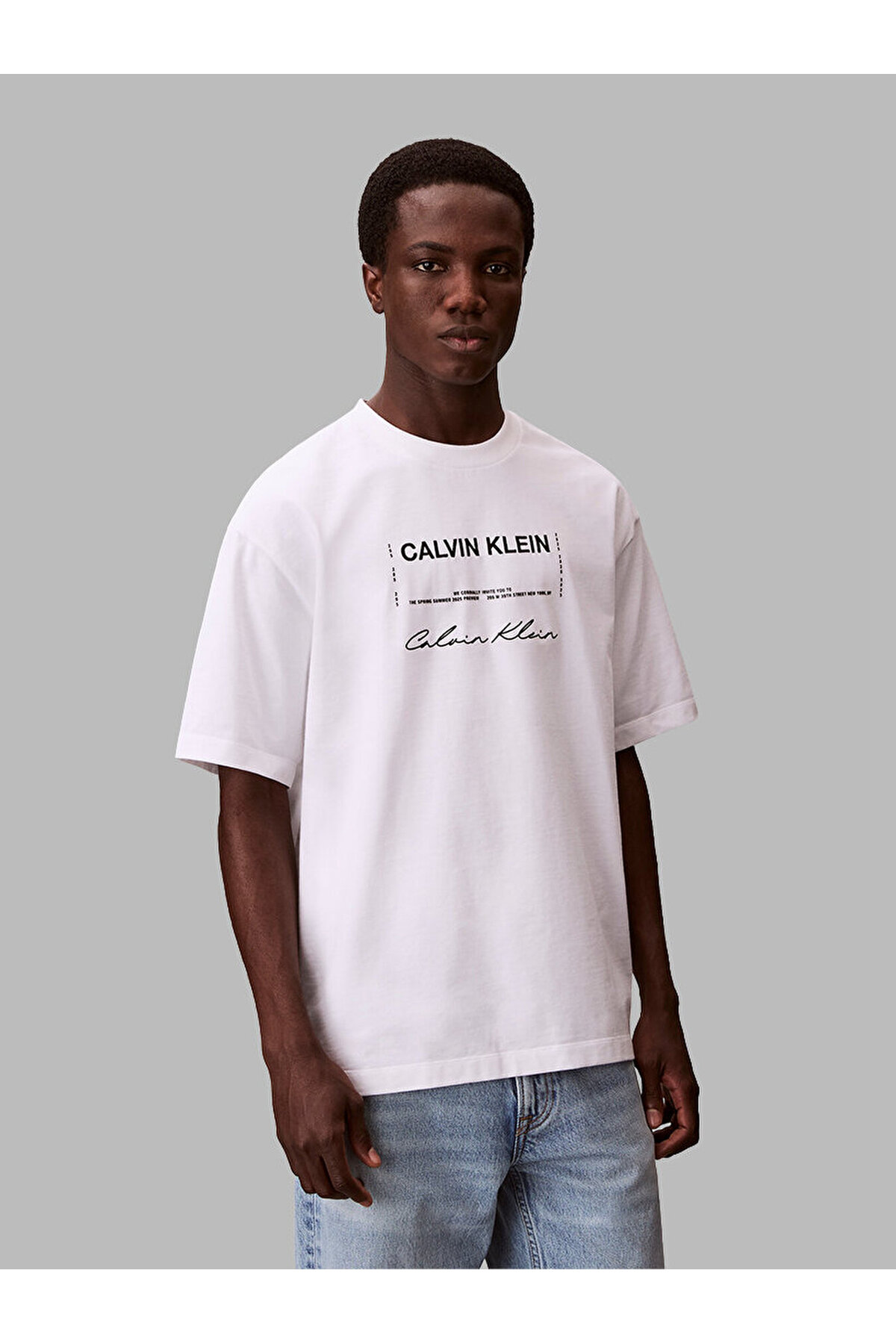 تیشرتمردانهCalvin Kleinسفید