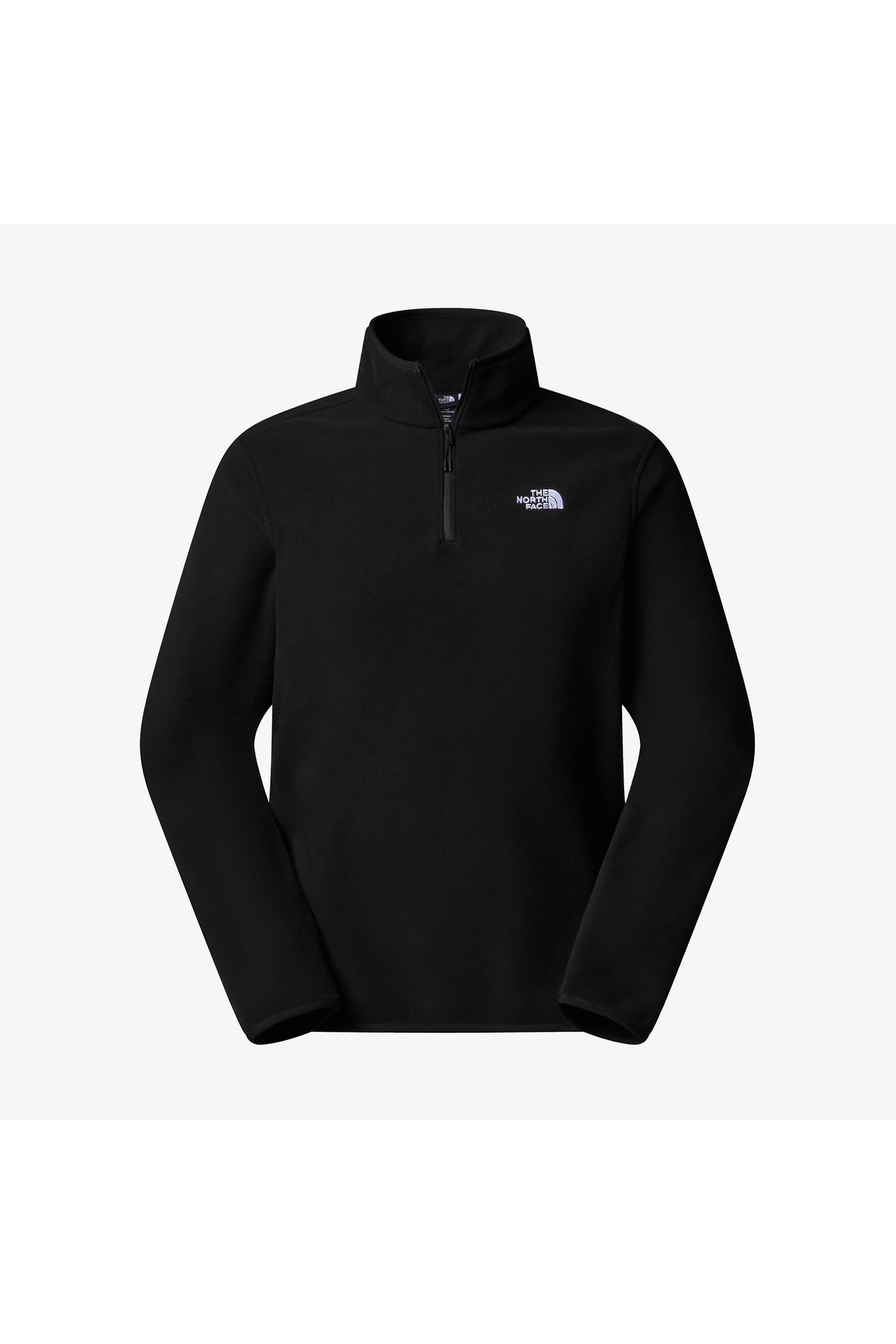 THE NORTH FACE Glacier Fleece Erkek Fermuarlı Siyah Polar Üst görsel 4