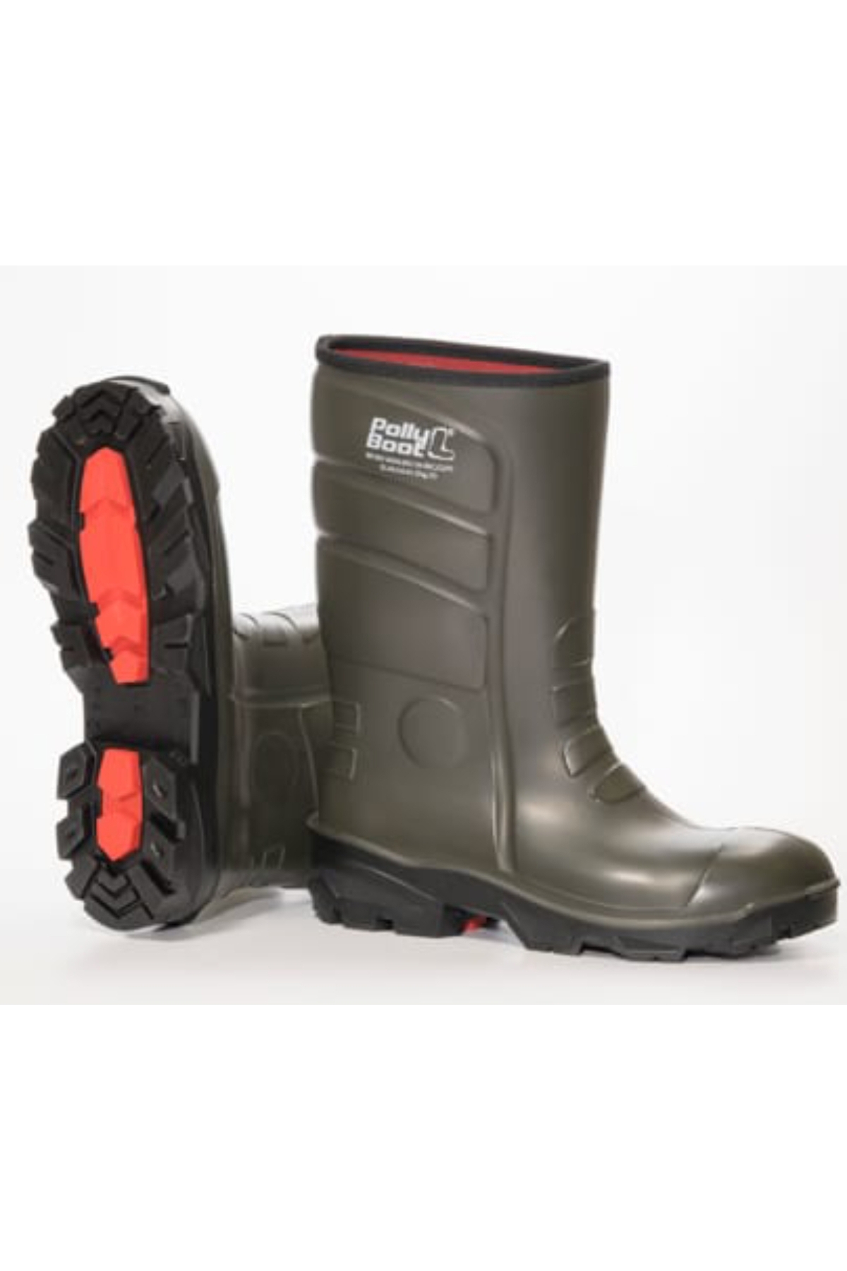 Nihomall20 Boots O4 Kısa 31 Cm %100 Su Geçirmez Burun Korumasız Ortopedik Tabanlıklı Poliüretan Çizme