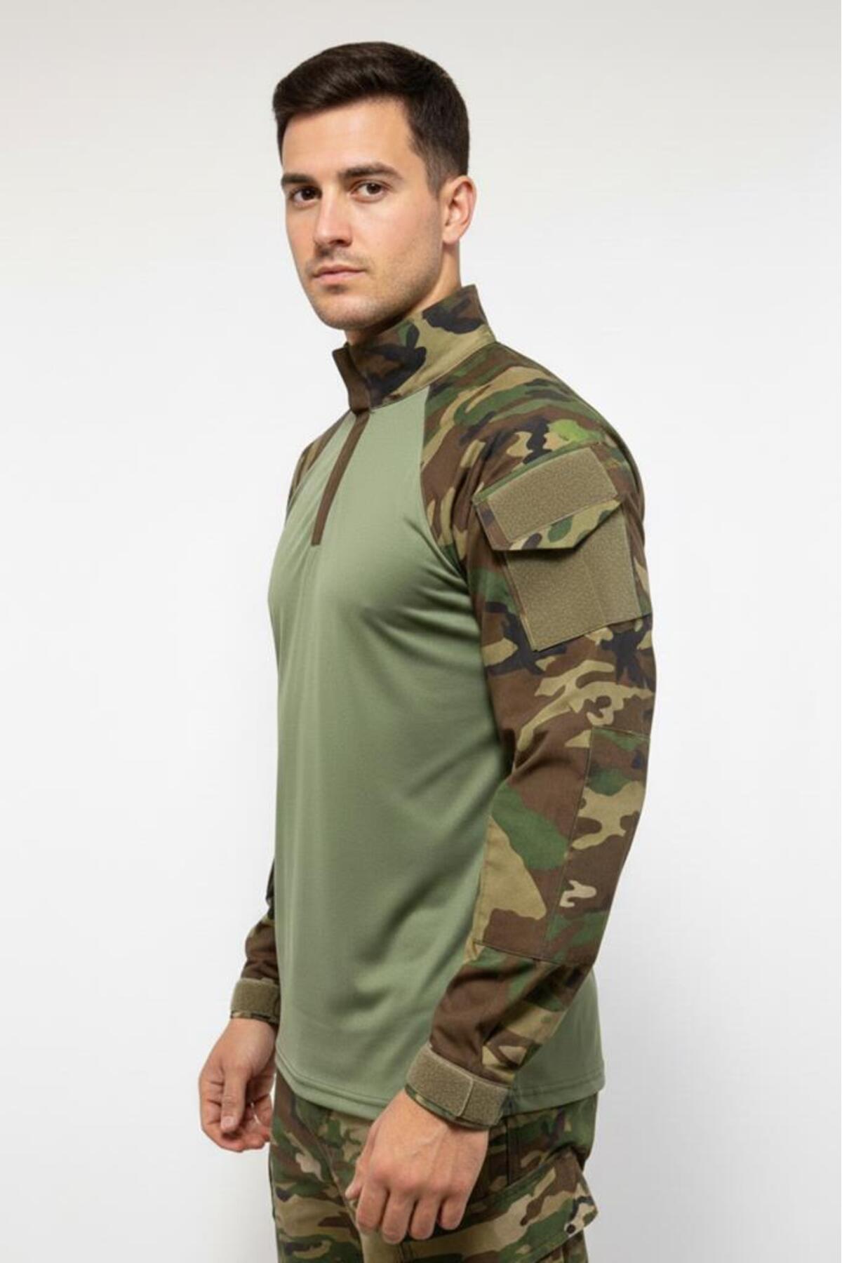 تی شرت Unisex Outdoor Combat - USA Comouflage, Size M — رنگارنگ 153.02.354 — تصویر 2 از 2