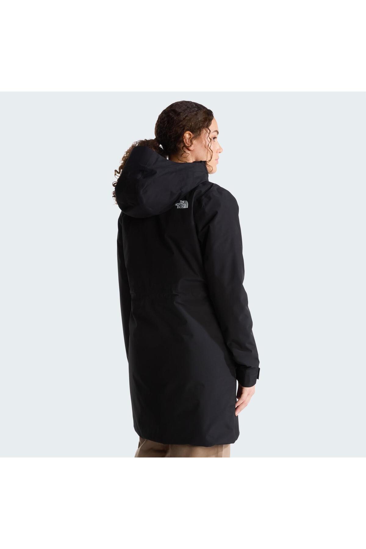THE NORTH FACE W HIKESTELLER INSULATED PARKA Kadın Ceket NF0A8J68JK31 Siyah-L görsel 5