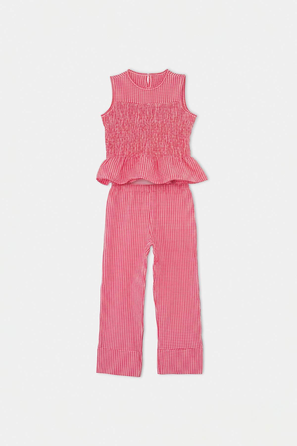 Trendyolmilla Kids Pembe Düz Örme Alt - Üst Takım TKDSS26AU00140