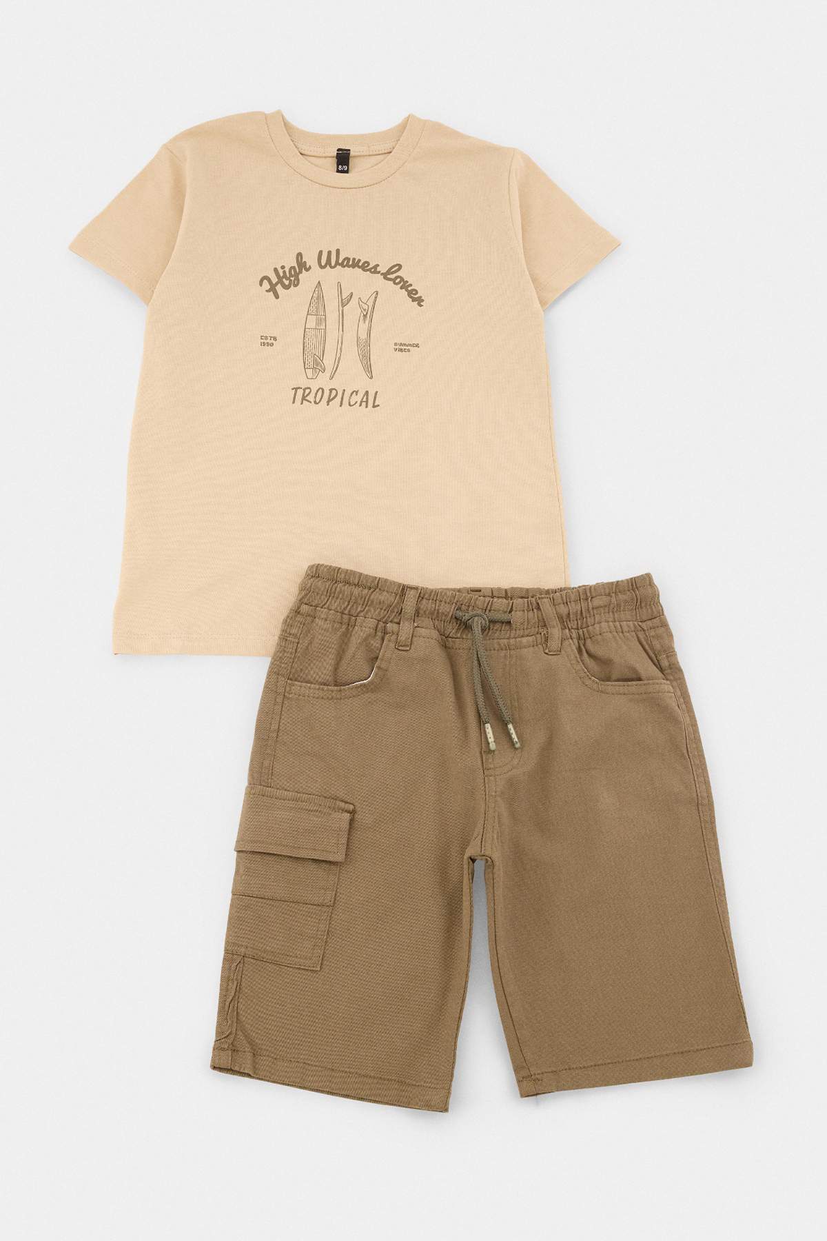 Trendyolmilla Kids Bej Örme Erkek Çocuk Alt - Üst Takım TKDSS26AU00147
