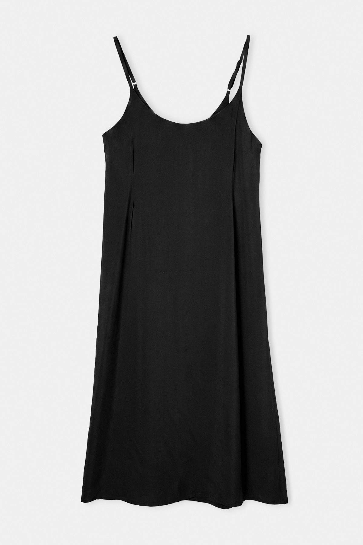 Drop by Trendyolmilla Siyah Crop Gömlekli Askılı Elbise Takım TDRSS26AU00086