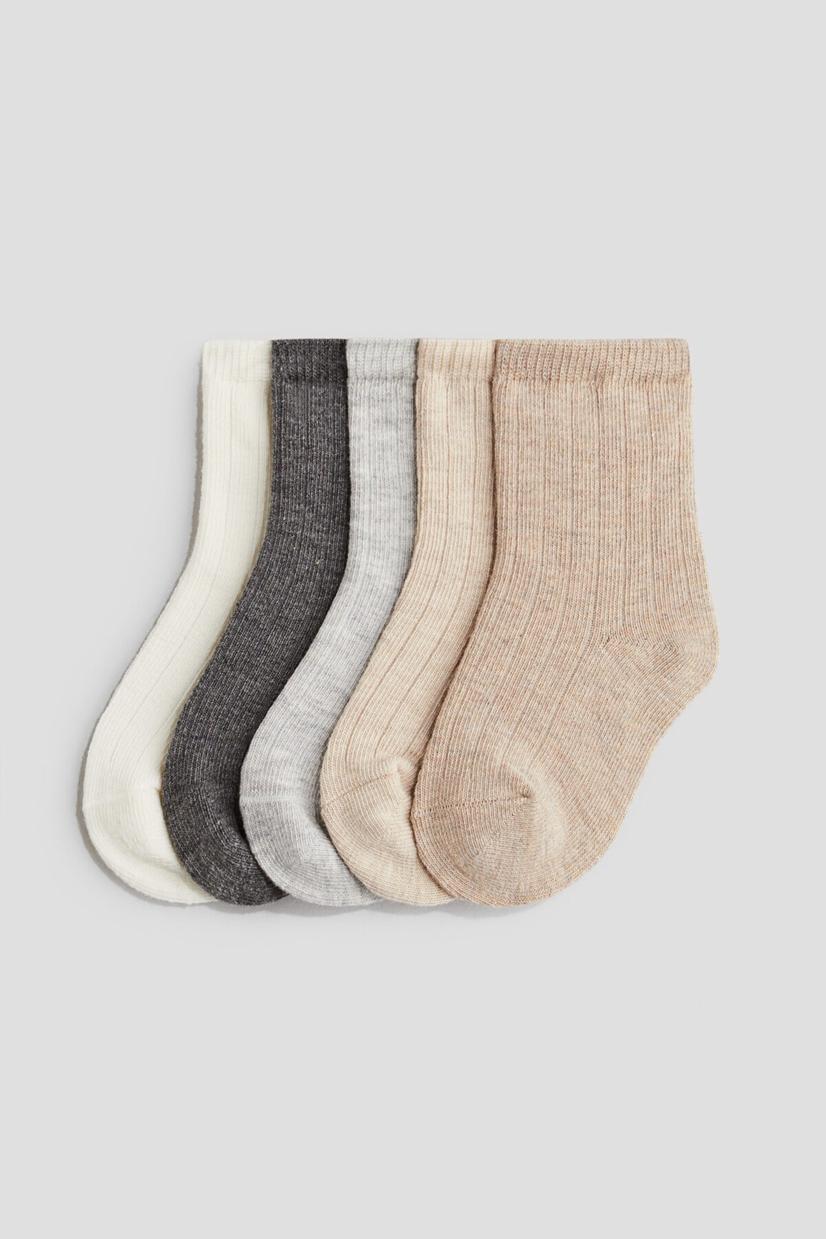 جوراب بافتنی بسته ۵ عددی اچ اند ام جوراب H&M