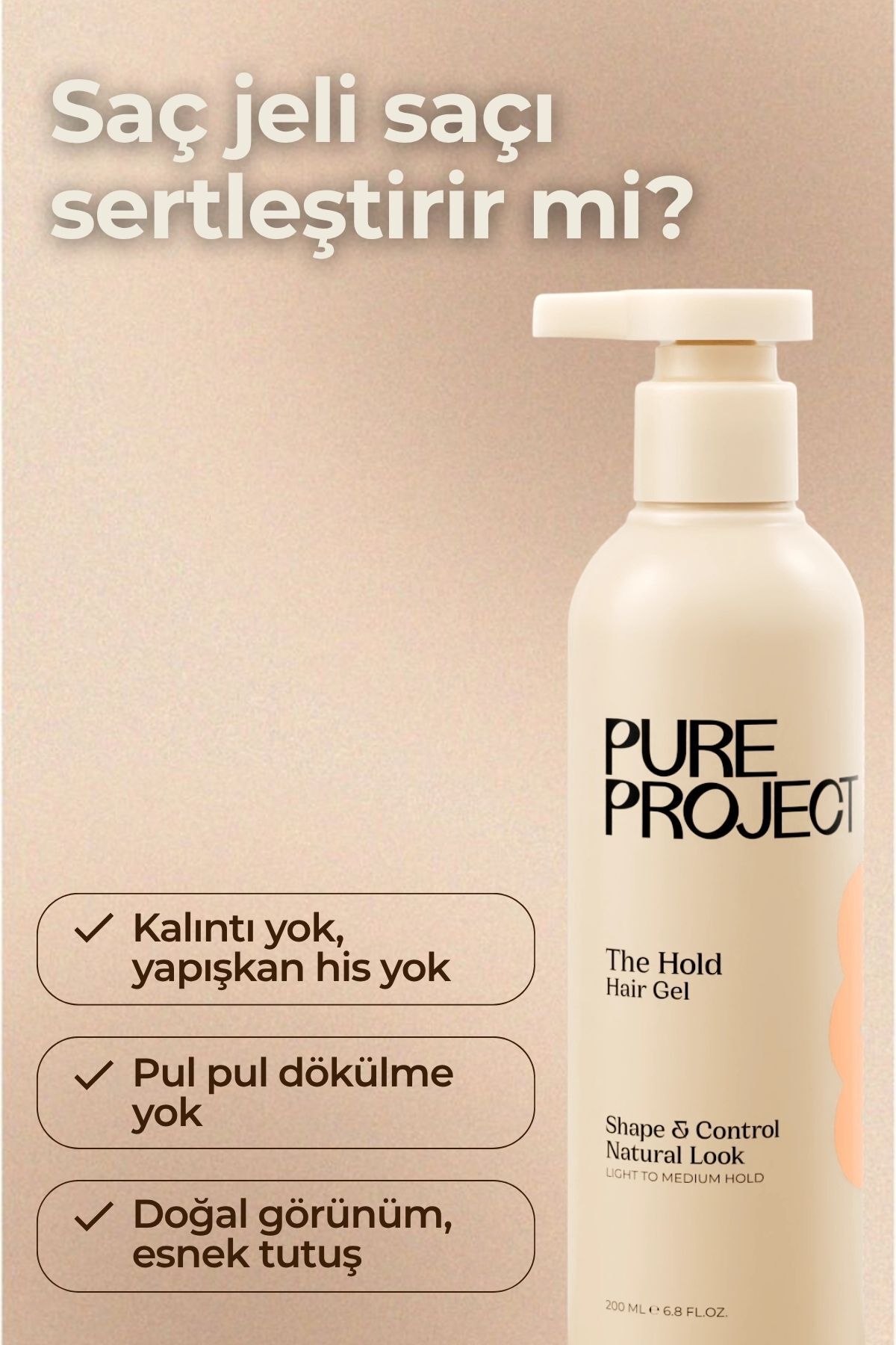 Esnek Tutuşlu Saç Jölesi 200 ml | Sertleşmeyen Formül & Yeniden Şekillendirme — 8682835806709 — تصویر 3 از 8