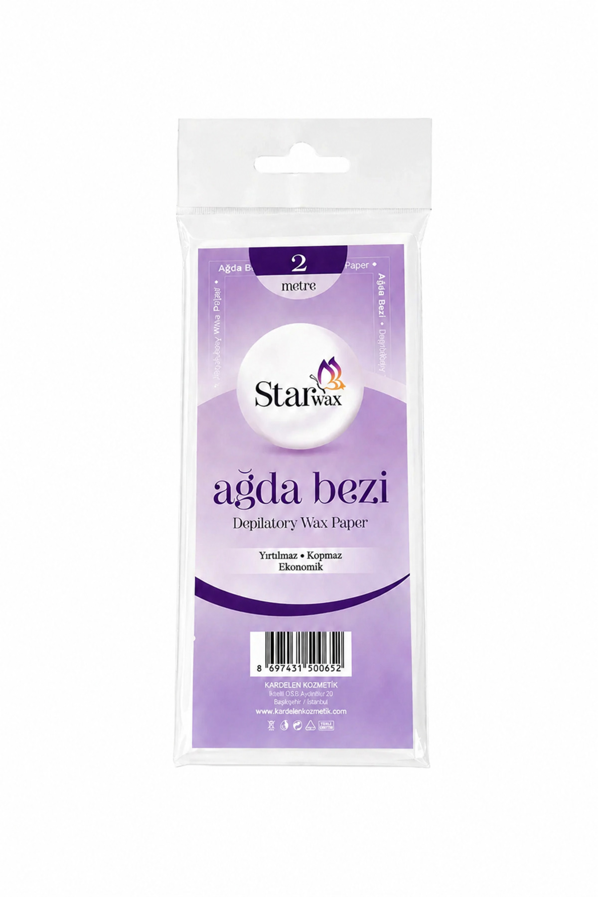 Ağda Bezi 2 Metre Nonwoven | Kopmaz Dayanıklı Sir Ağda Bezi — KAR37KOZ — تصویر 2 از 4