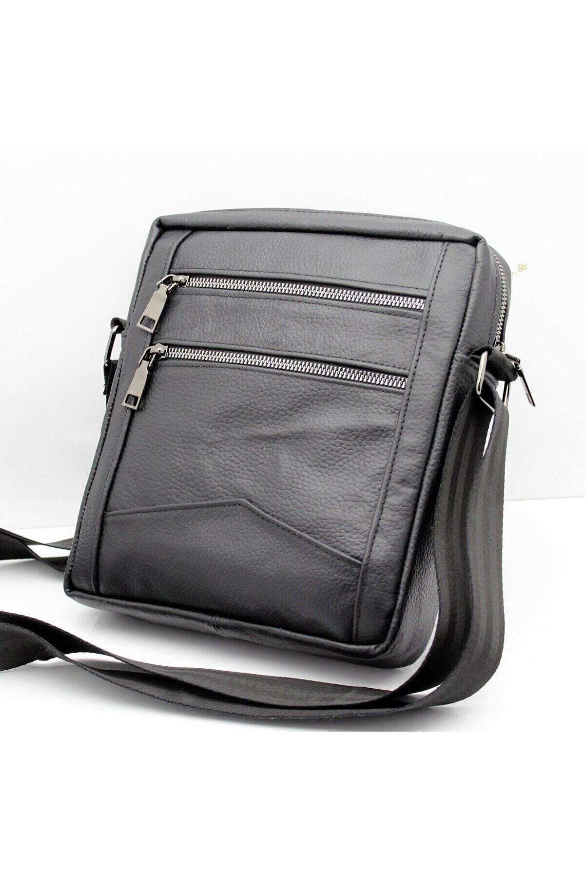 Bag Ard Erkek Hakiki Deri Postacı Çantası