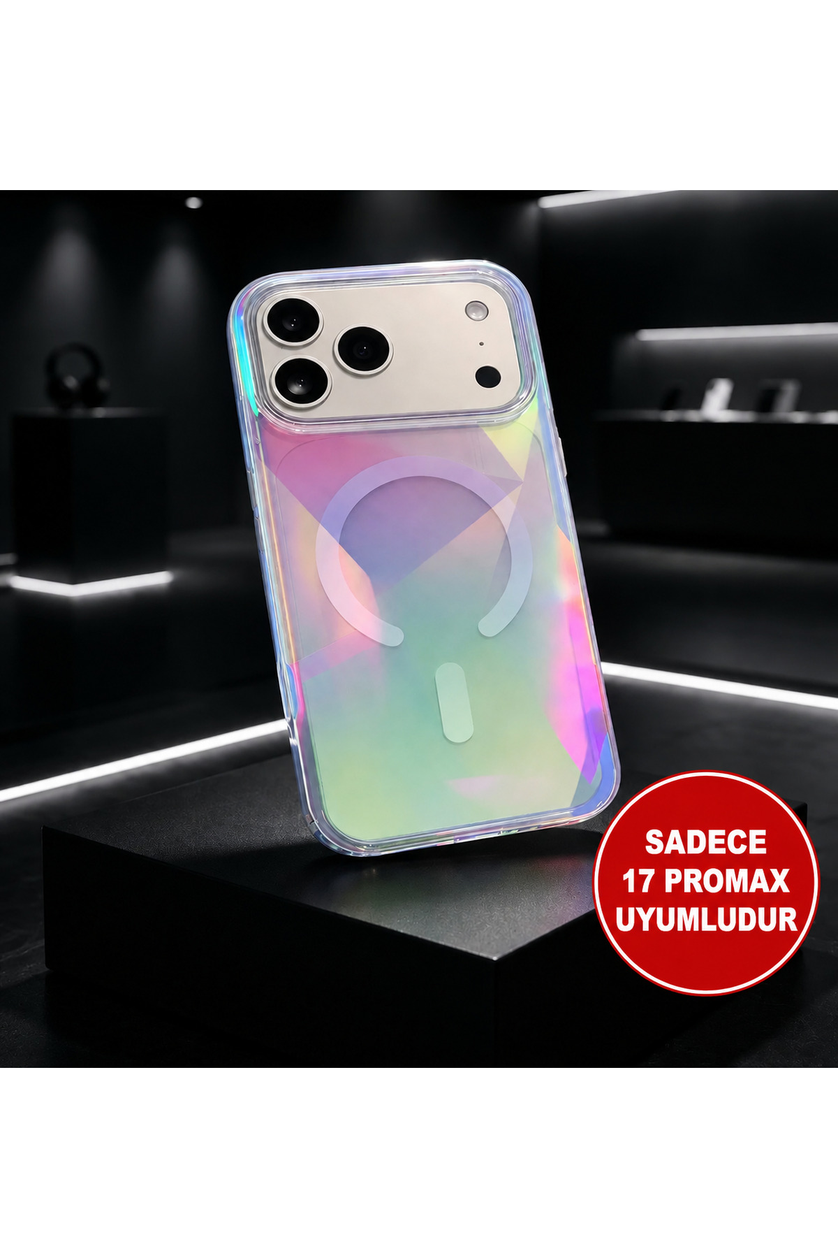 New Season ONLY İPHONE 17 PROMAX COMPATIBLE Premium Phone Case WITH Prism Hologram...