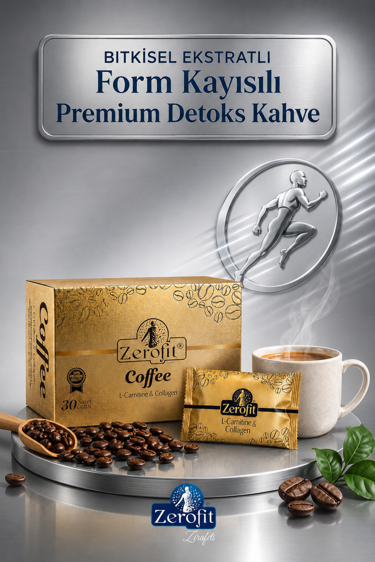 Zerofit Ekstratlı 30 Şase Form Kahve 150 Gr DetoksKolajen - Detoks
