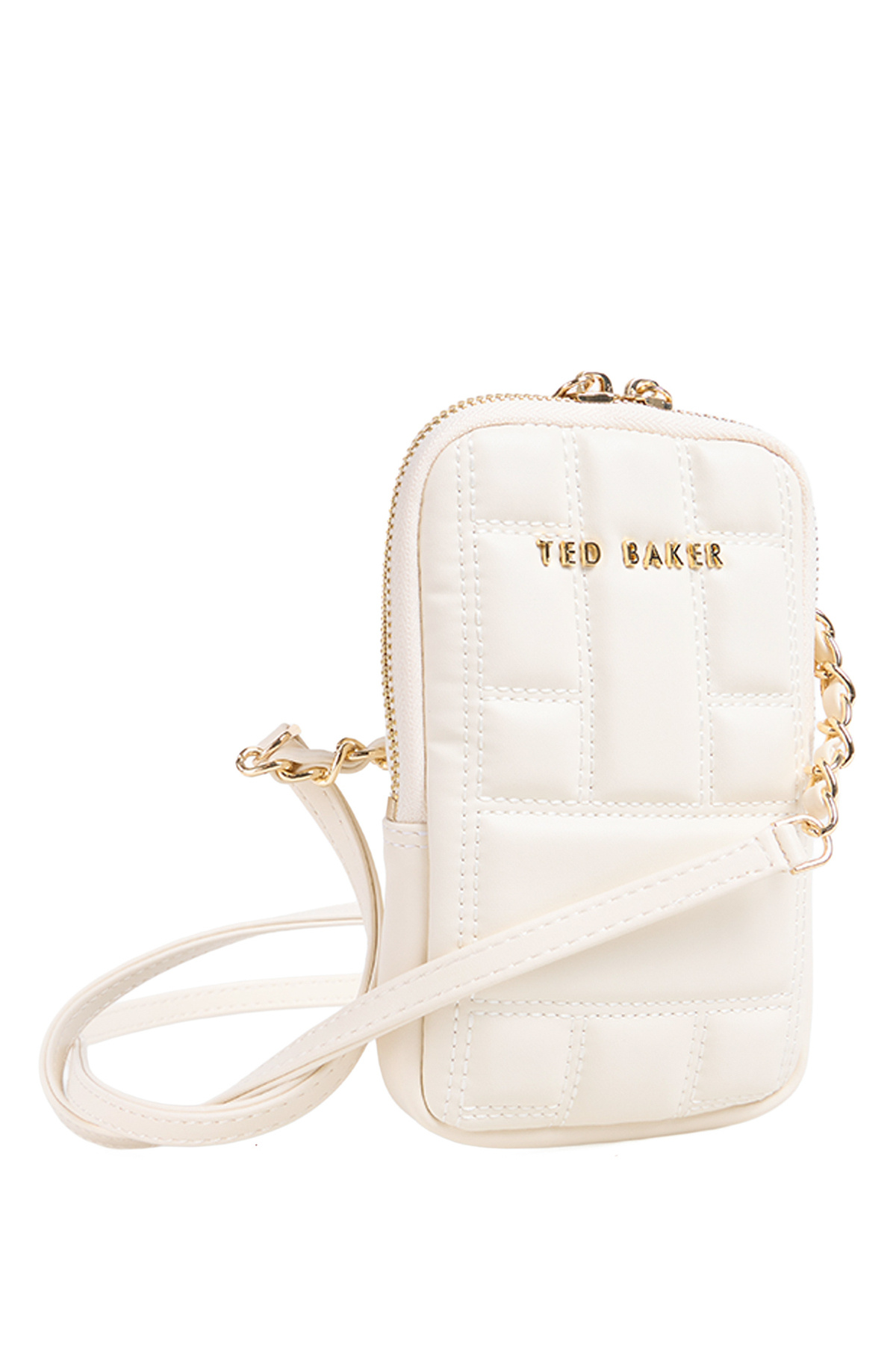 Ted Baker Bej Kapitone Telefon Çantası görsel 4