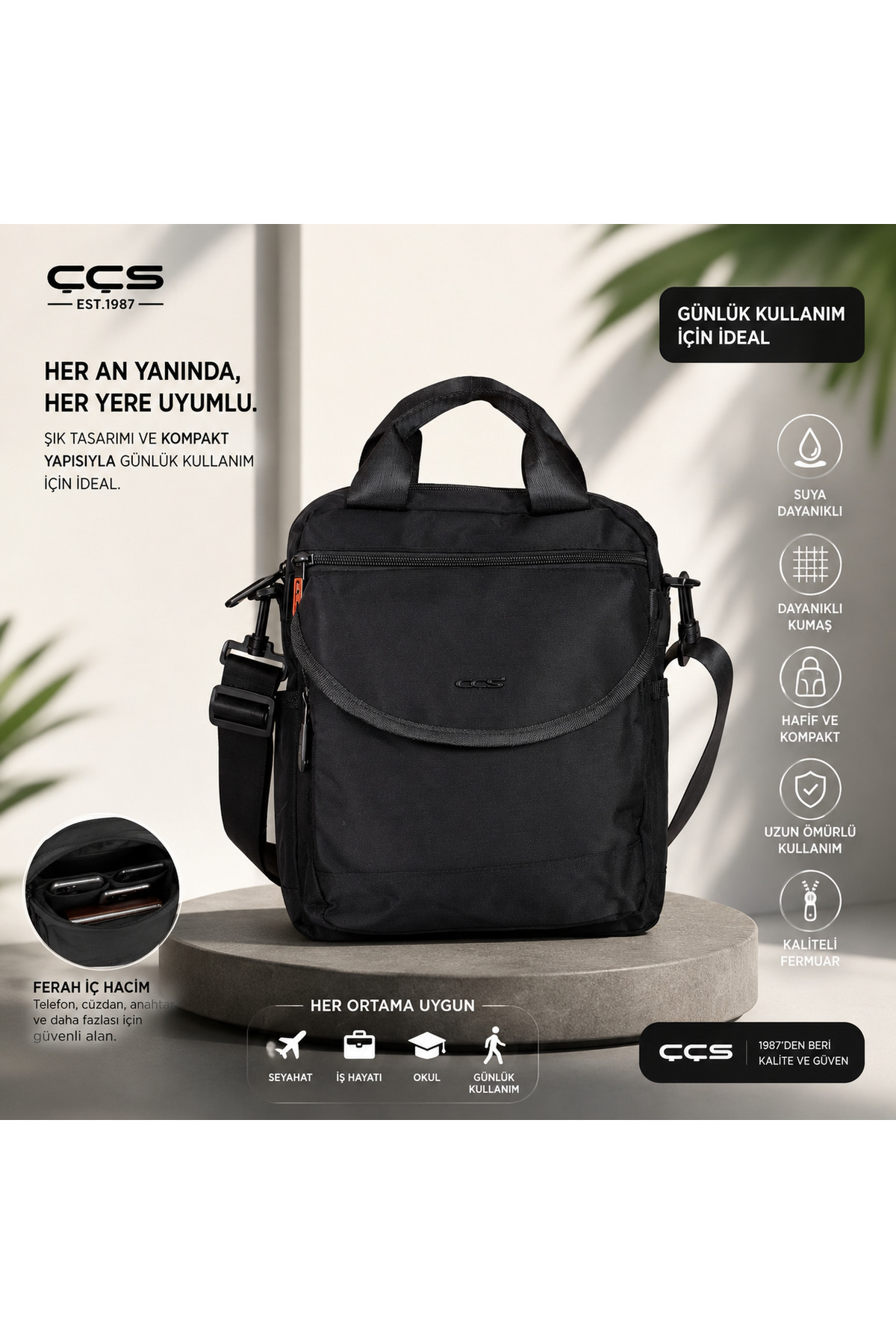 ÇÇS 31280 Çapraz Omuz Askılı Çanta