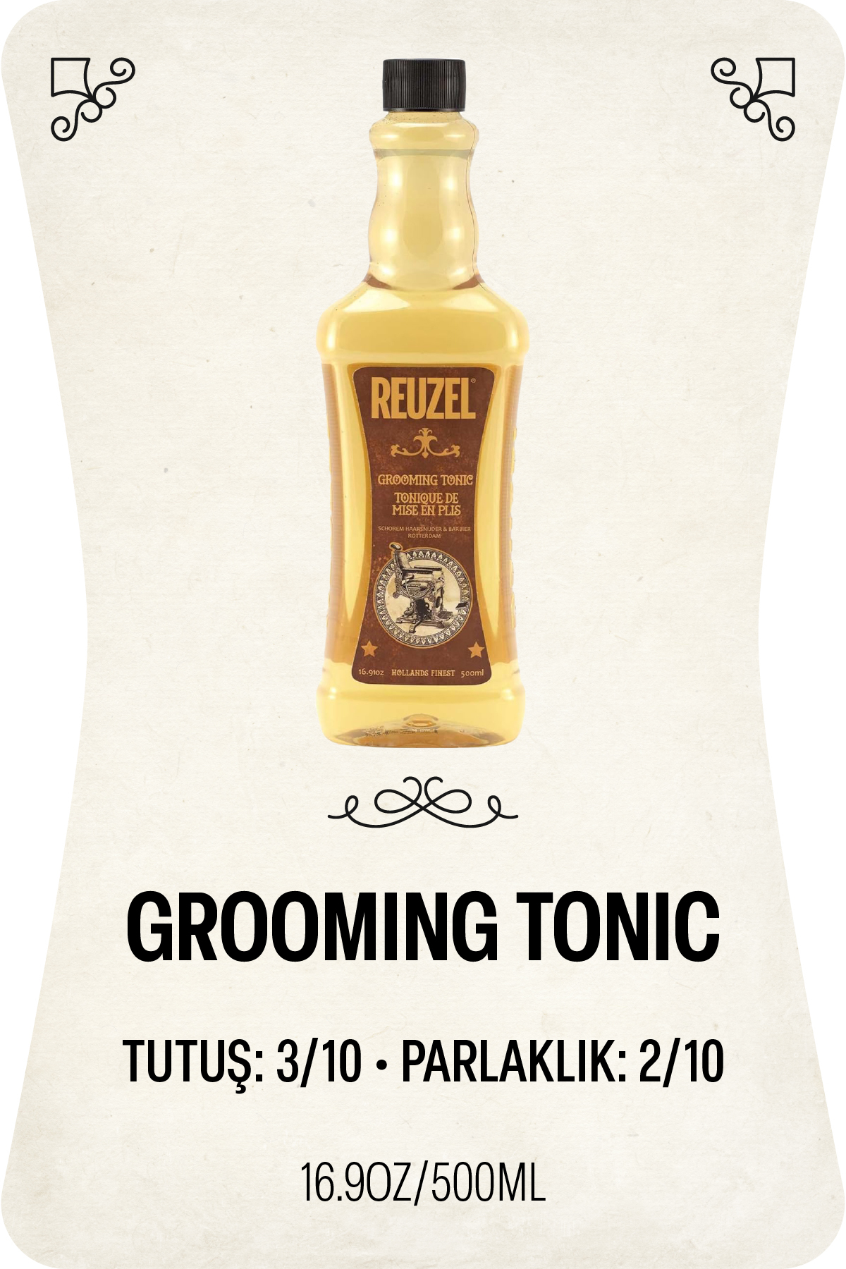 Reuzel Grooming Tonic Erkekler için Saç Bakım Toniği 500ML — grooming-tonic-500-ml-reu056