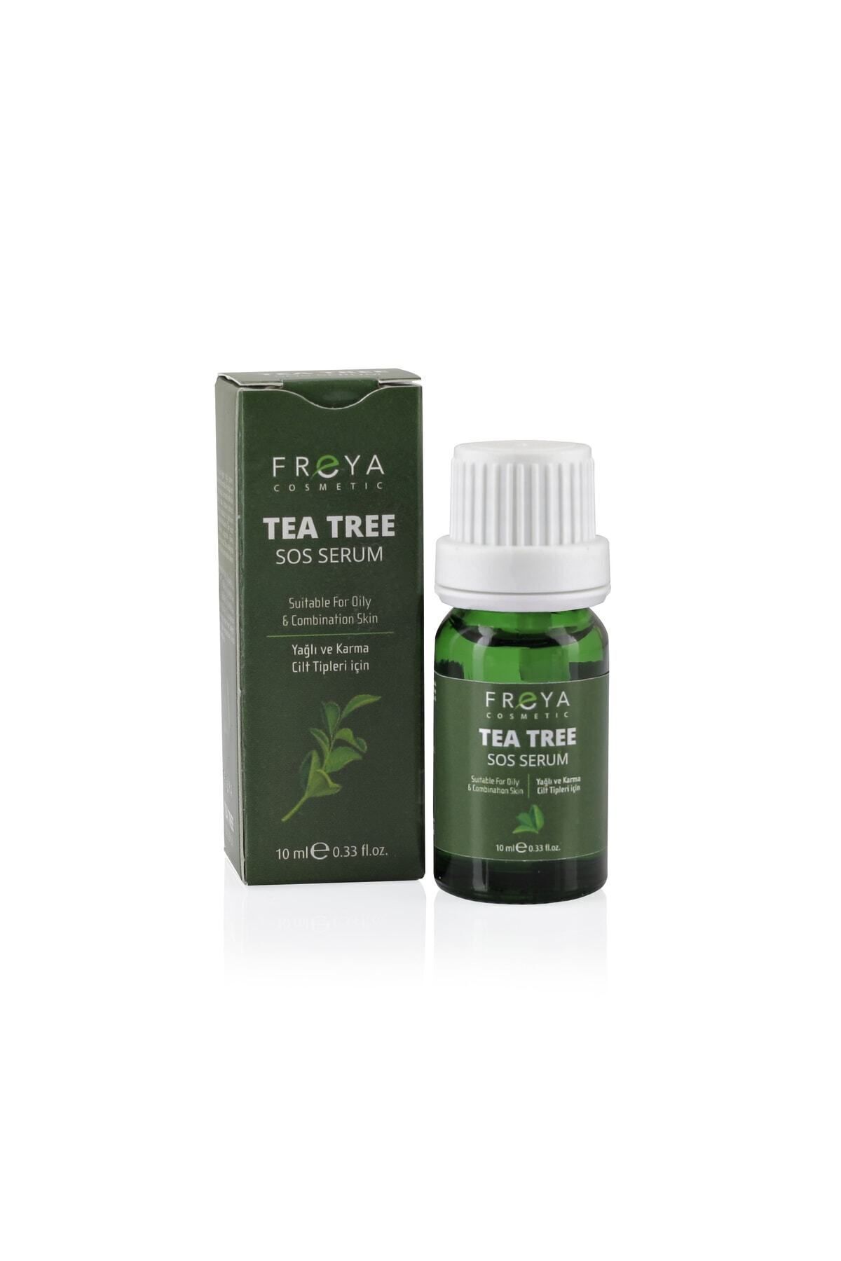 'Çay Ağacı Yağı' Tea Tree SOS Serum 2 Adet 10 ml Akne Siyah Nokta Karşıtı Yağlı Cilt — 508 — تصویر 6 از 8