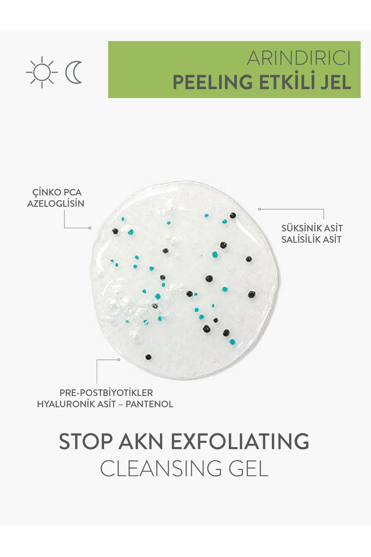 Stop Akn Exfoliating Cleansing Gel 200ml - Peeling Etkili Temizleme Jeli — 217204332 — تصویر 2 از 7