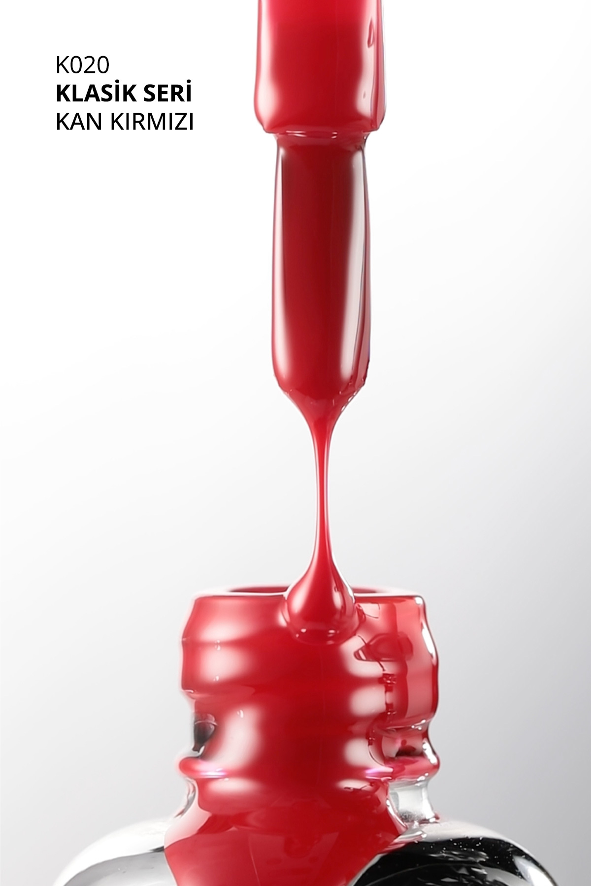 Kalıcı Oje K020, Kan Kırmızısı, 10 ml — قرمز 8860101A01S09K020 — تصویر 6 از 7