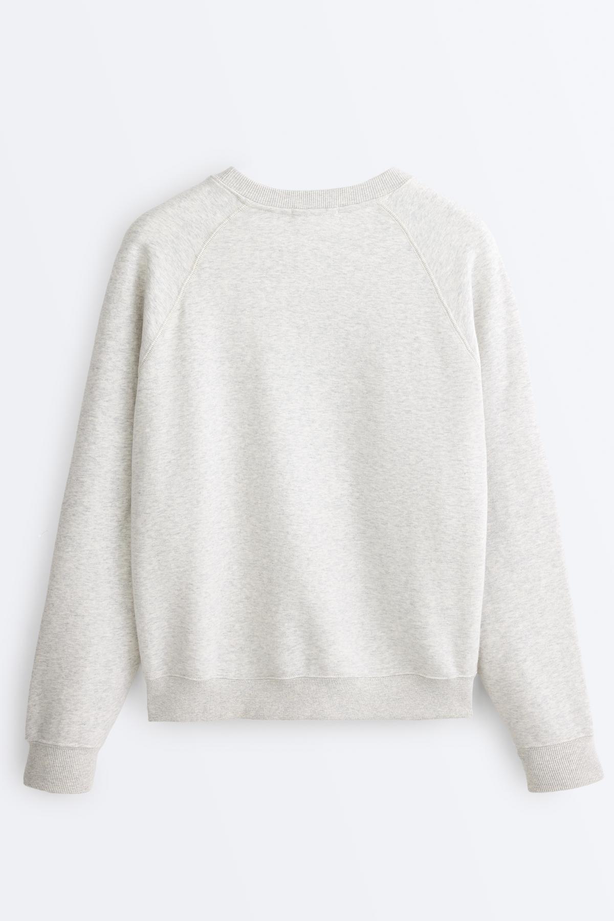 Oysho  Bisiklet yaka melanj sweatshirt - Görsel 6