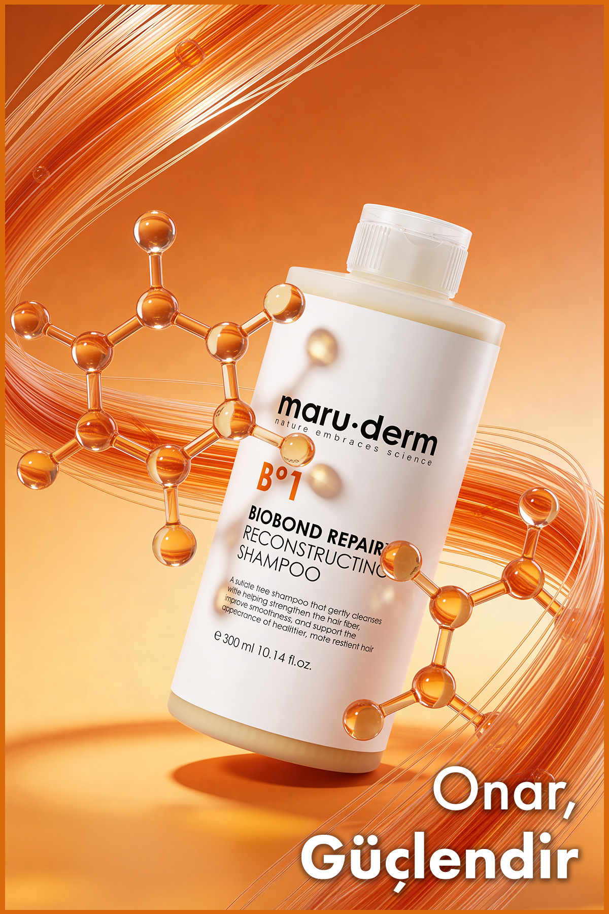BioBond Repair™ Bağ Onarıcı Şampuan – Bağ Güçlendirici ve Yenileyici Saç Bakım Şampuanı 300 ML — 8682397033414 — تصویر 4 از 7