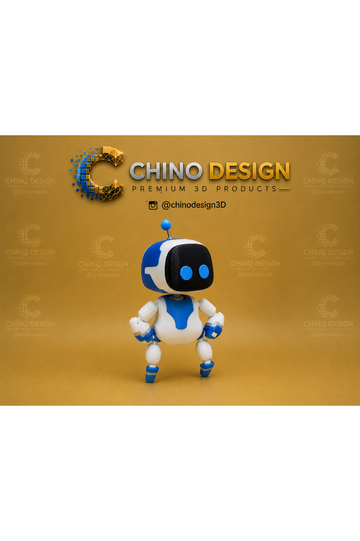 Chino Design Astrobot Figür Playstation / Oynar eklemli Renkli