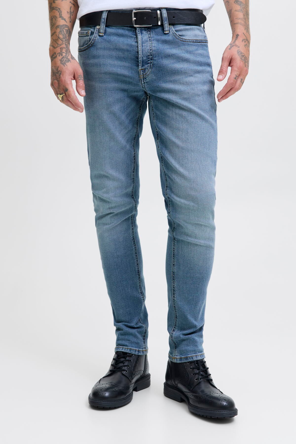 کفش مردانه JJIGLENN JJORIGINAL MF 030 JEAN 12203510 جک اند جونز شلوار جین Jack & Jones