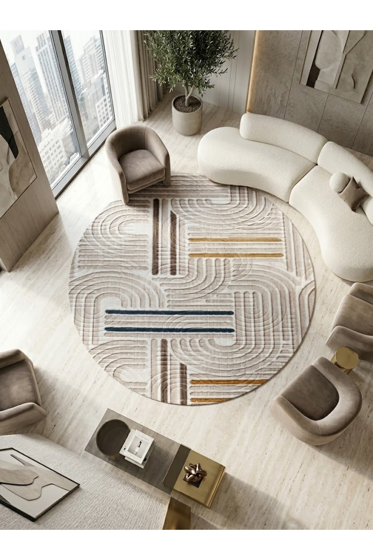 Anti-Slip Carpet Cutting Runner Living Room Corridor Kitchen Bedroom Rug Apartment 3012 MULTİ