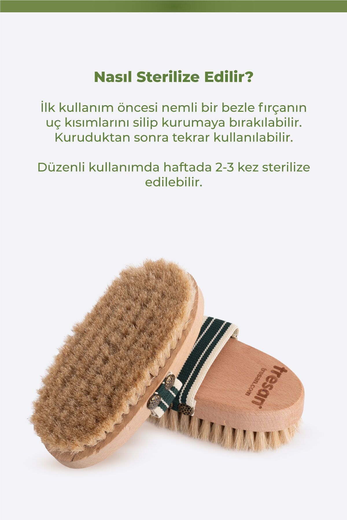 Anti Cellulite Brush Doğal At Kılı Fırçası — 90231 — تصویر 6 از 6