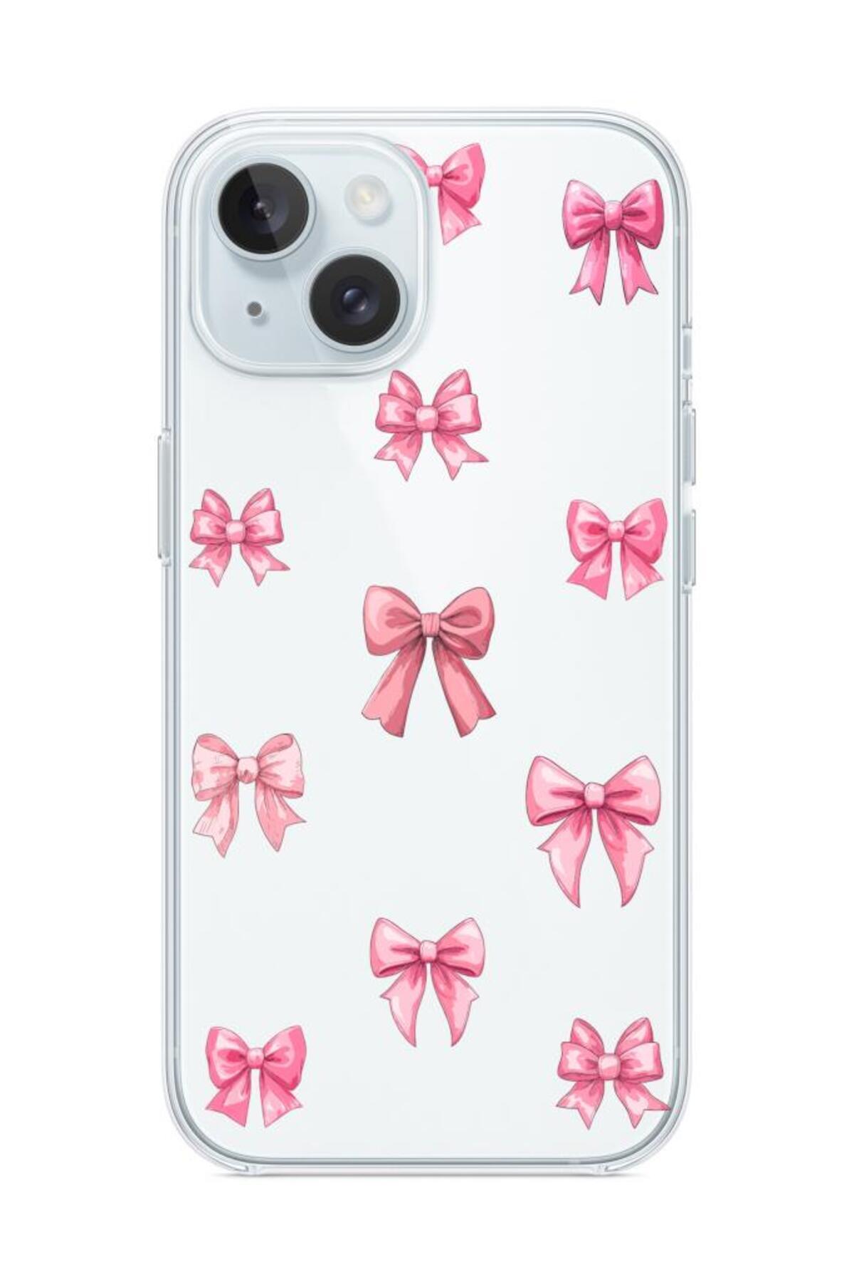 Iphone 15 Compatible Patterned Clear Silicone Case