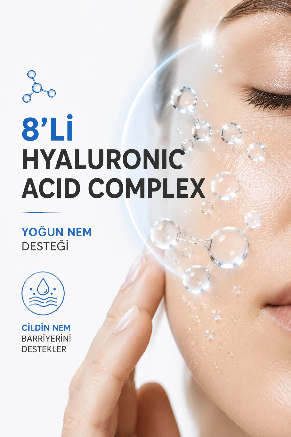 SPF 50+ Güneş Koruyucu Sun Milk 200 ml, Beyaz İz Bırakmayan Su Bazlı Hafif Dokulu C Vitaminli ve Hyaluronik Asitli Güneş Sütü — DDE.09.002 — تصویر 4 از 8