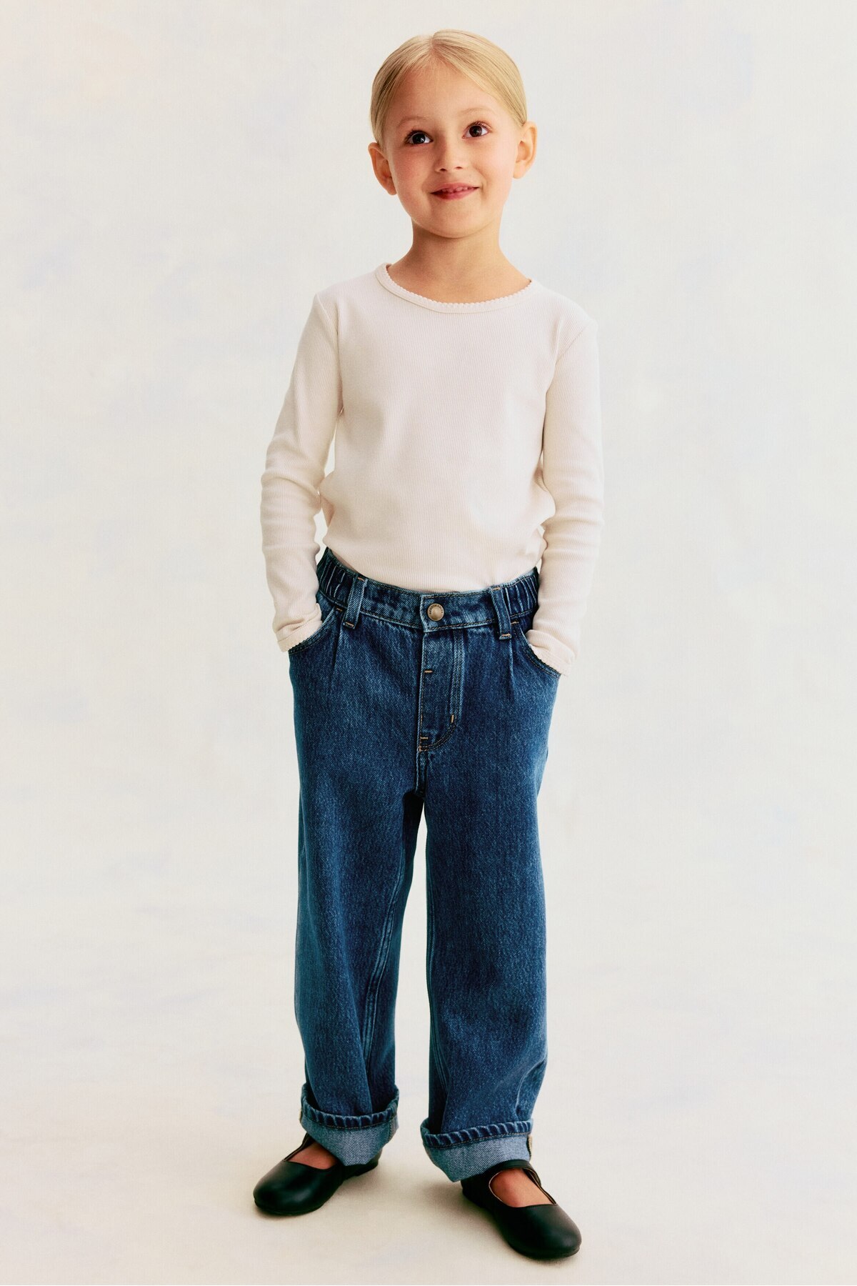 شلوار جین دمپا گشاد اچ اند ام شلوار جین H&M