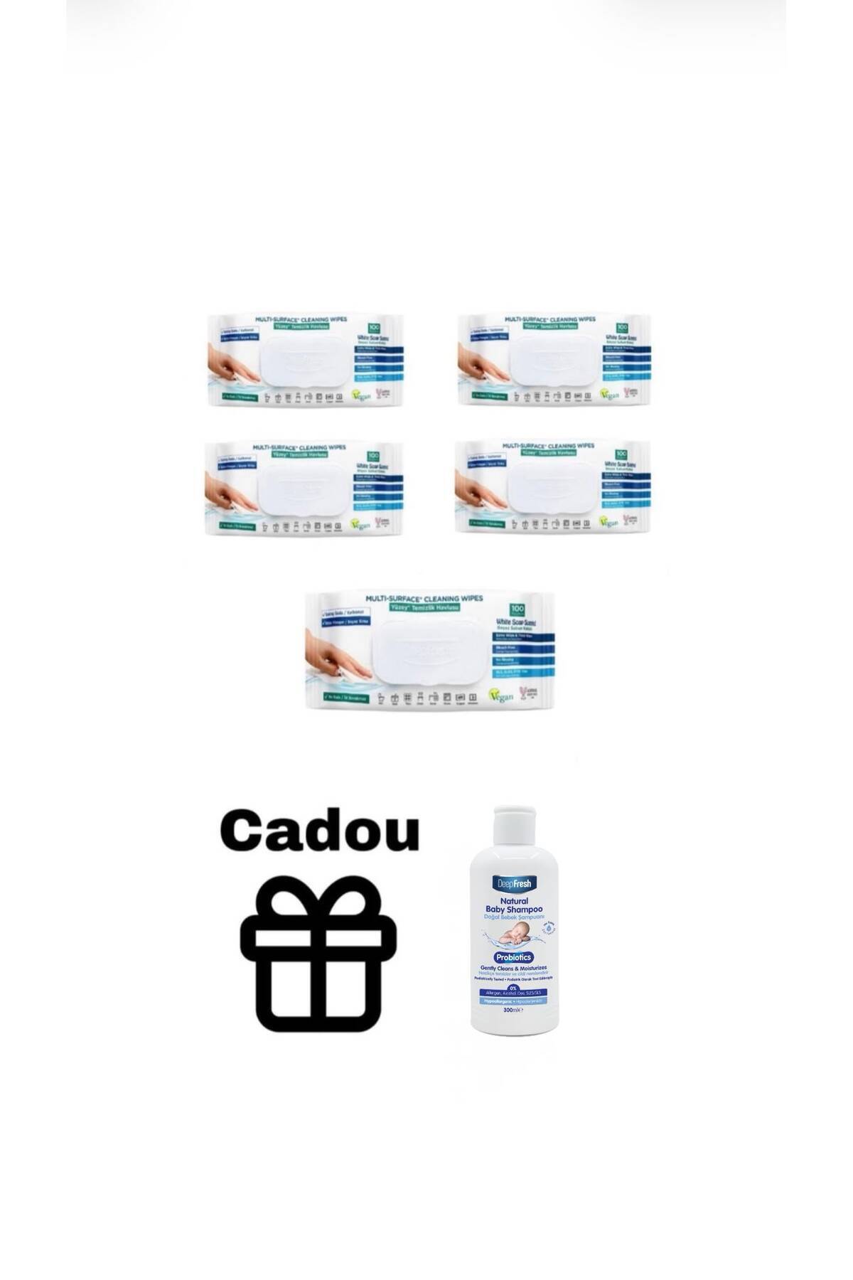 Deep Fresh Servetele umede pentru multisuprafete cu bicarbonat si otet -100 b...