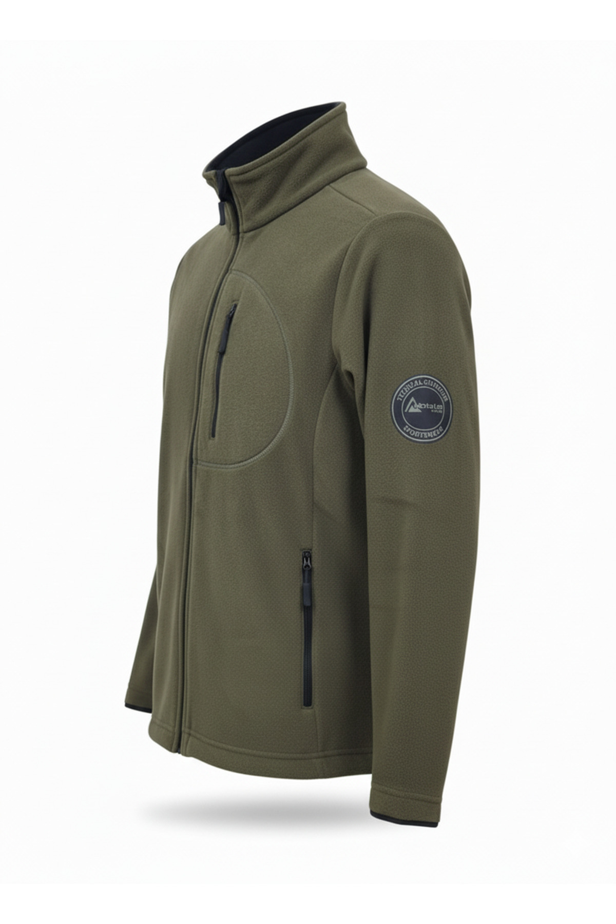 Kışlık Polar Playoff Coat Haki — خاکی 282523 — تصویر 3 از 4