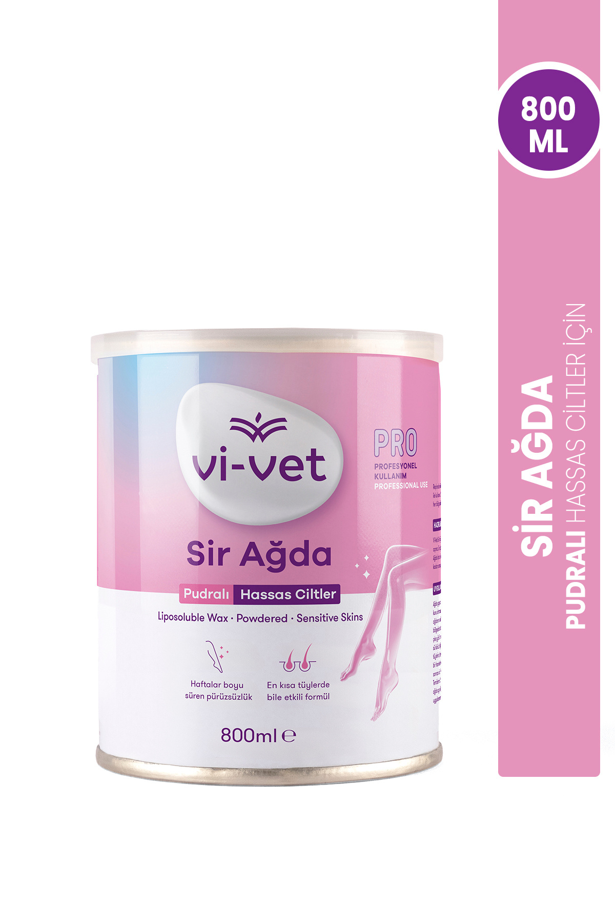 Vi-vet Sir Ağda 800 ml Pudralı