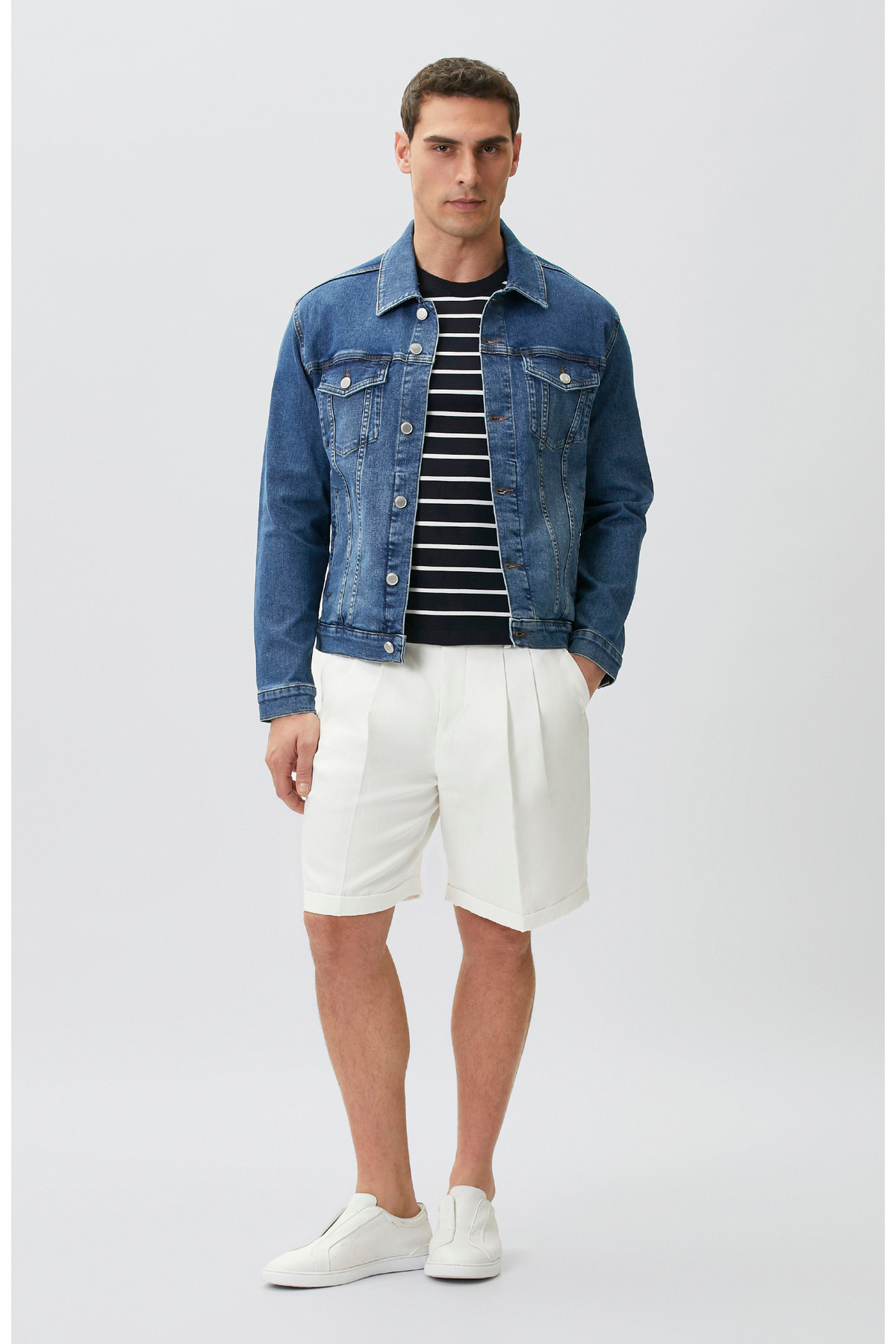 Lacivert Denim Mont — سرمه‌ای 1098722 — تصویر 2 از 8