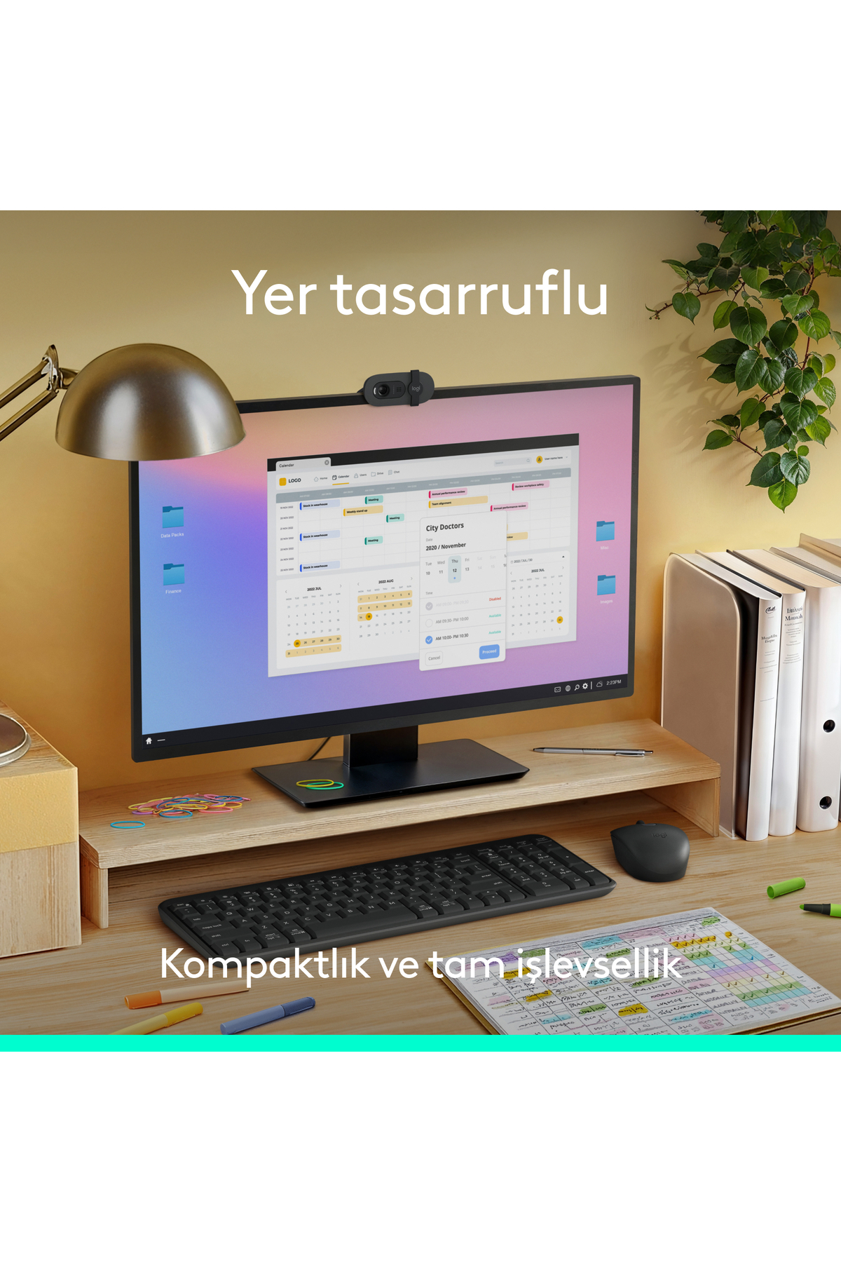 کیبورد بلوتوث بی‌سیم تمام‌ابعاد کمپکت ترک Q، مشکی
