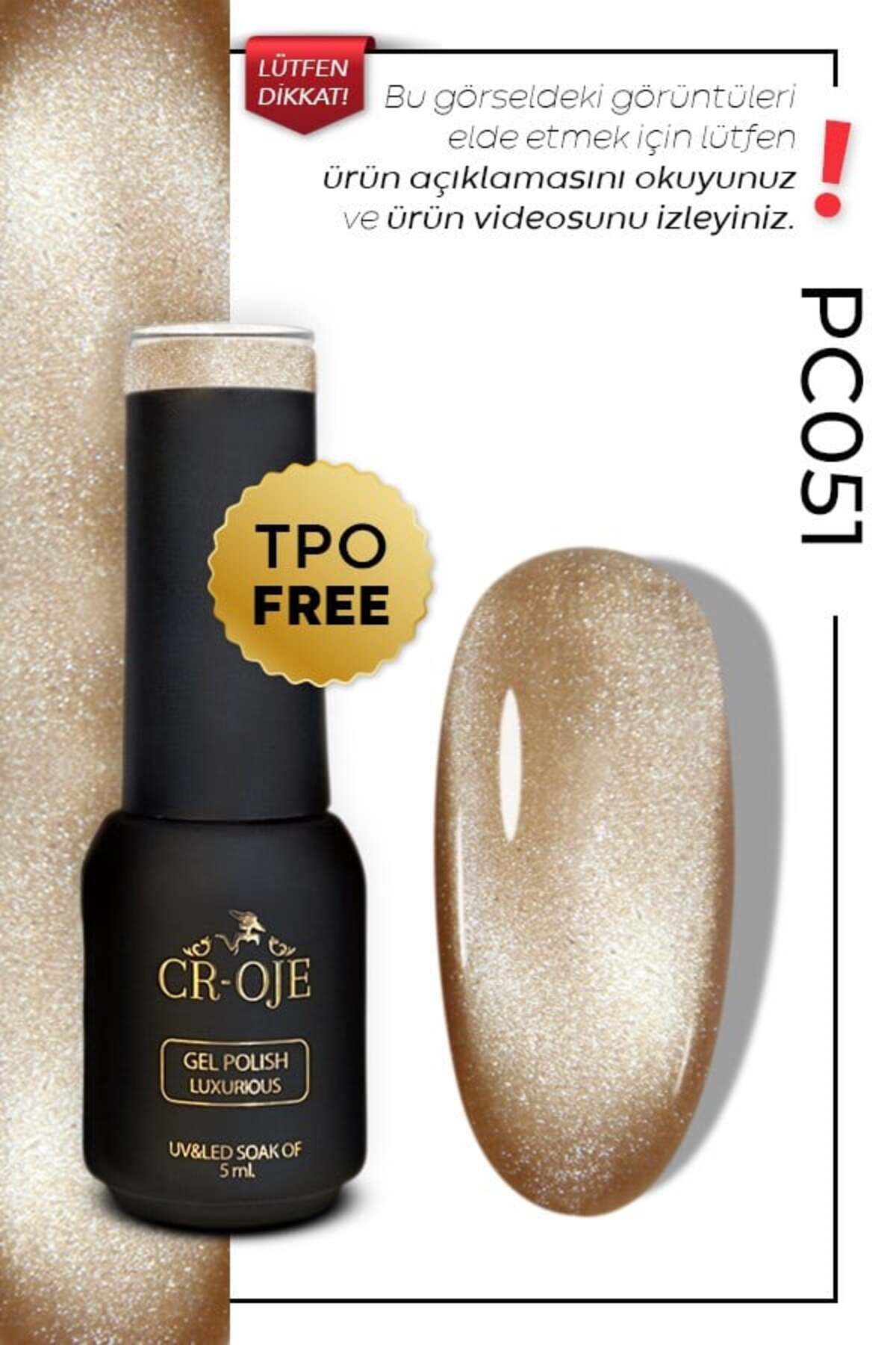 Inci Tanecikli Manyetik Cat Eye / Kedi Gözü- PC051 (5 ML) — رنگارنگ yenicateyeserisi