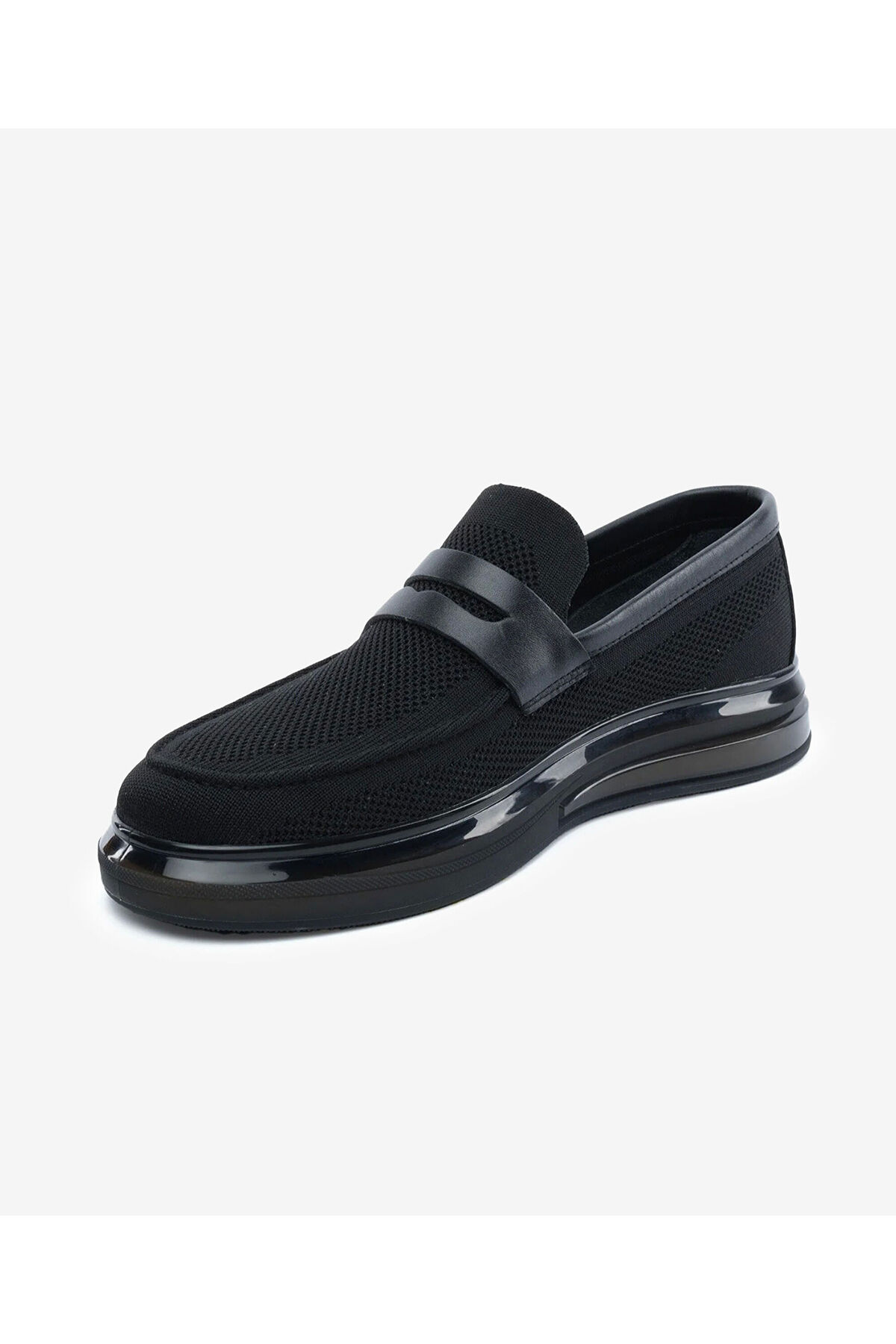 Greyder Erkek Siyah Loafer Ayakkabı 6Y1UA62598L görsel 3