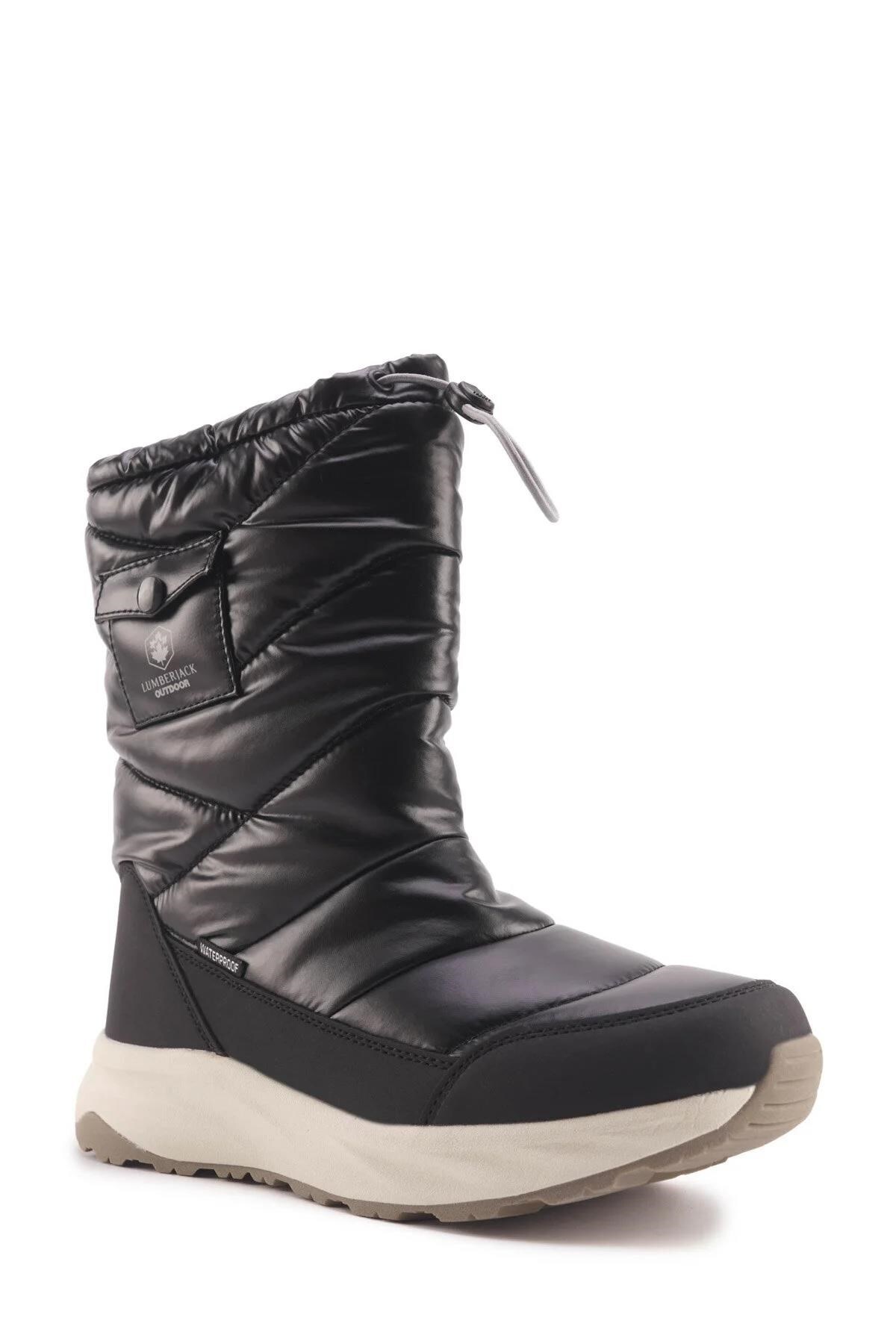 lumberjack Chrıstmas Siyah Kadın Outdoor Bot