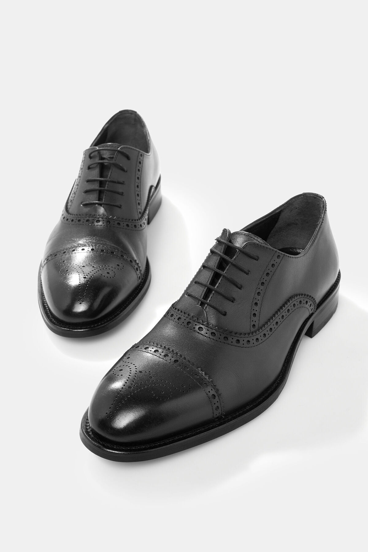 W Collection SİYAH DERİ AYAKKABI görsel 5