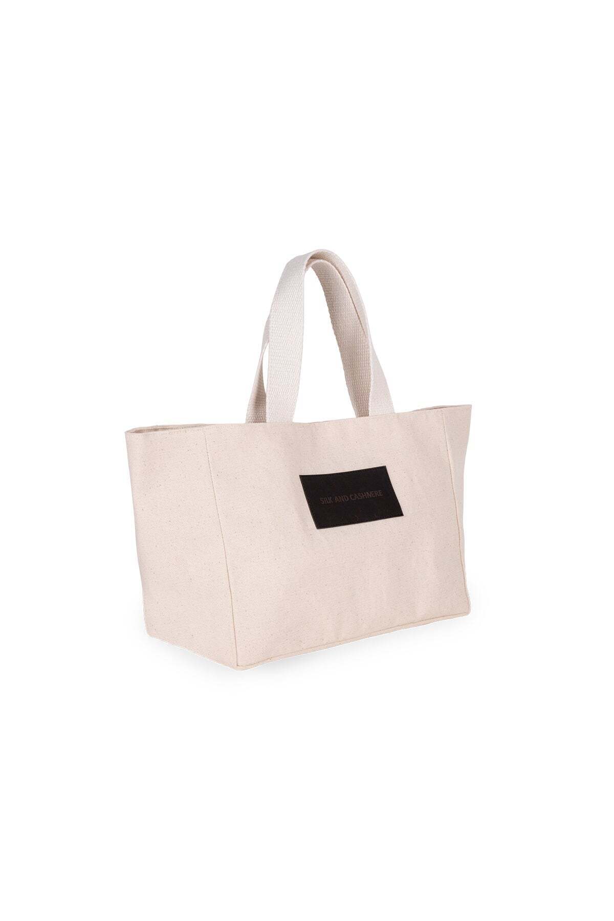 Silk and Cashmere Mini Bez Çanta görsel 4