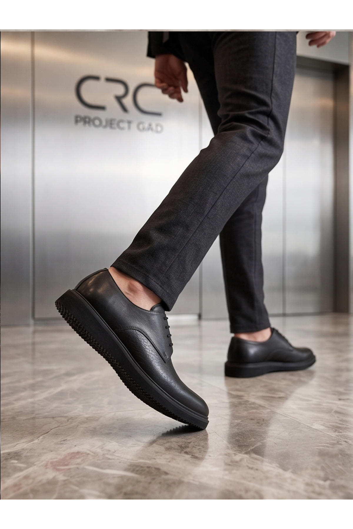 CRC AYAKKABI CRC %100 Dana Derisi Nefes Alan İç Astar Rahat Kesim Erkek Ayakkabı görsel 3