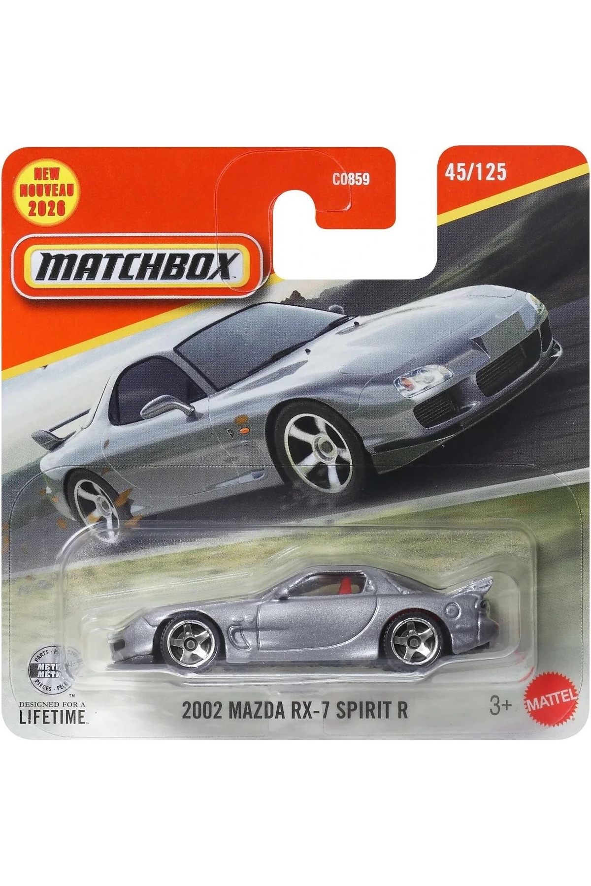 HOT WHEELS 2002 Mazda RX-7 Spirit R 1:64 Diecast Model Araba 45