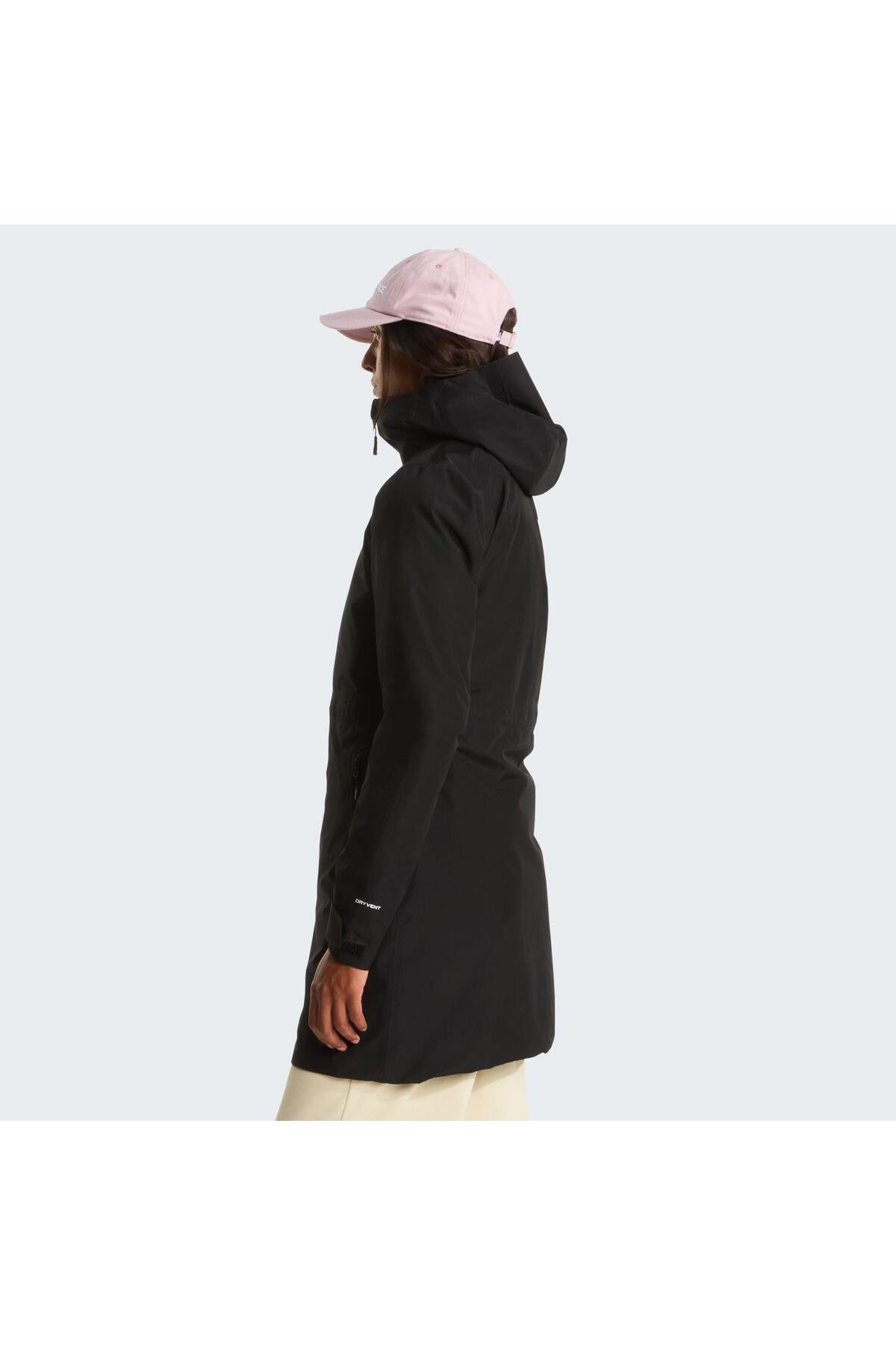 THE NORTH FACE W DRYVENT HIKESTELLER PARKA Kadın Ceket NF0A8G6ZJK31 Siyah-L görsel 5