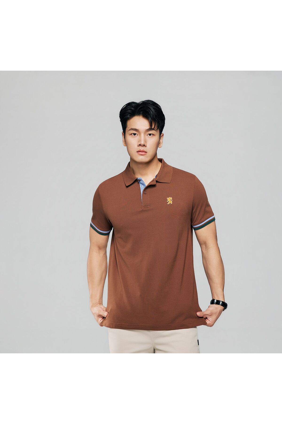 Giordano Men's Slim Fit Performance Pique Polo