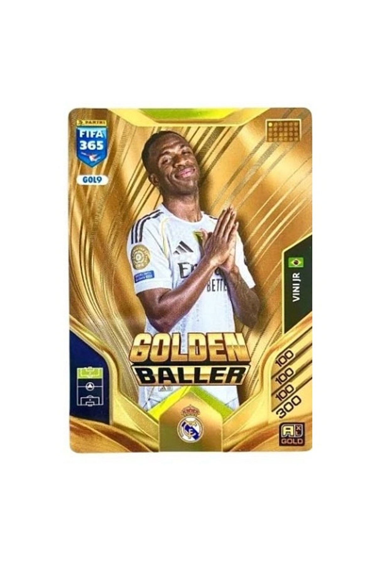 hediyecik Panini Fifa 365 2026 Vini Jr. Golden Baller Oyun Kartı