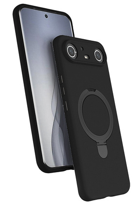 Nezih Case Tecno Spark Slim 5G Uyumlu İçi Kadife Stand Olabilen Halka Yüzüklü...