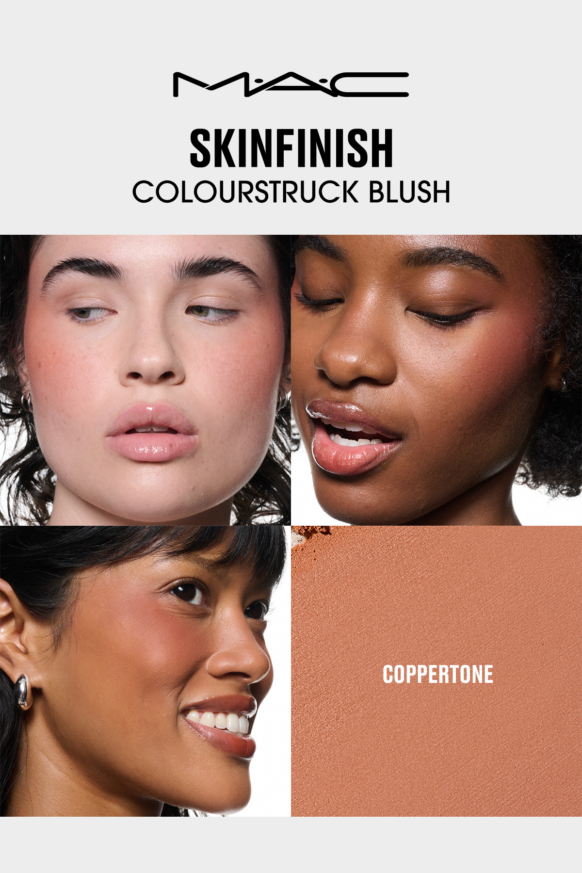 رژگونه پودری Skinfinish Colourstruck - تا 12 ساعت ماندگاری، رنگدانه‌های قوی - رنگ مسی — رنگارنگ 143488 — تصویر 3 از 6