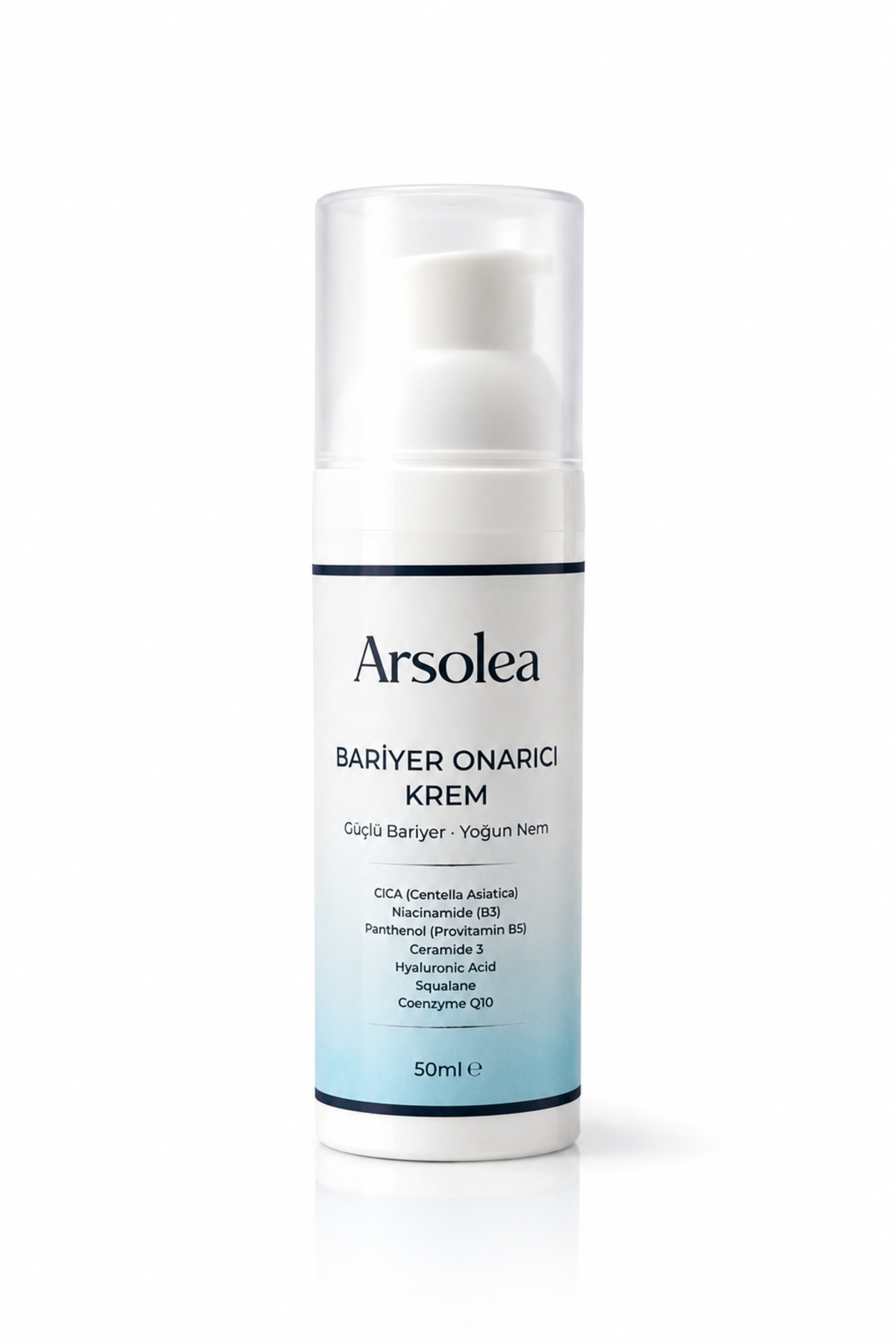 Arsolea Bariyer Onarıcı Bakım Kremi 50 ml Ceramide Cica Niacinamide Hyaluronic Acid Panthenol — bariyerkrem