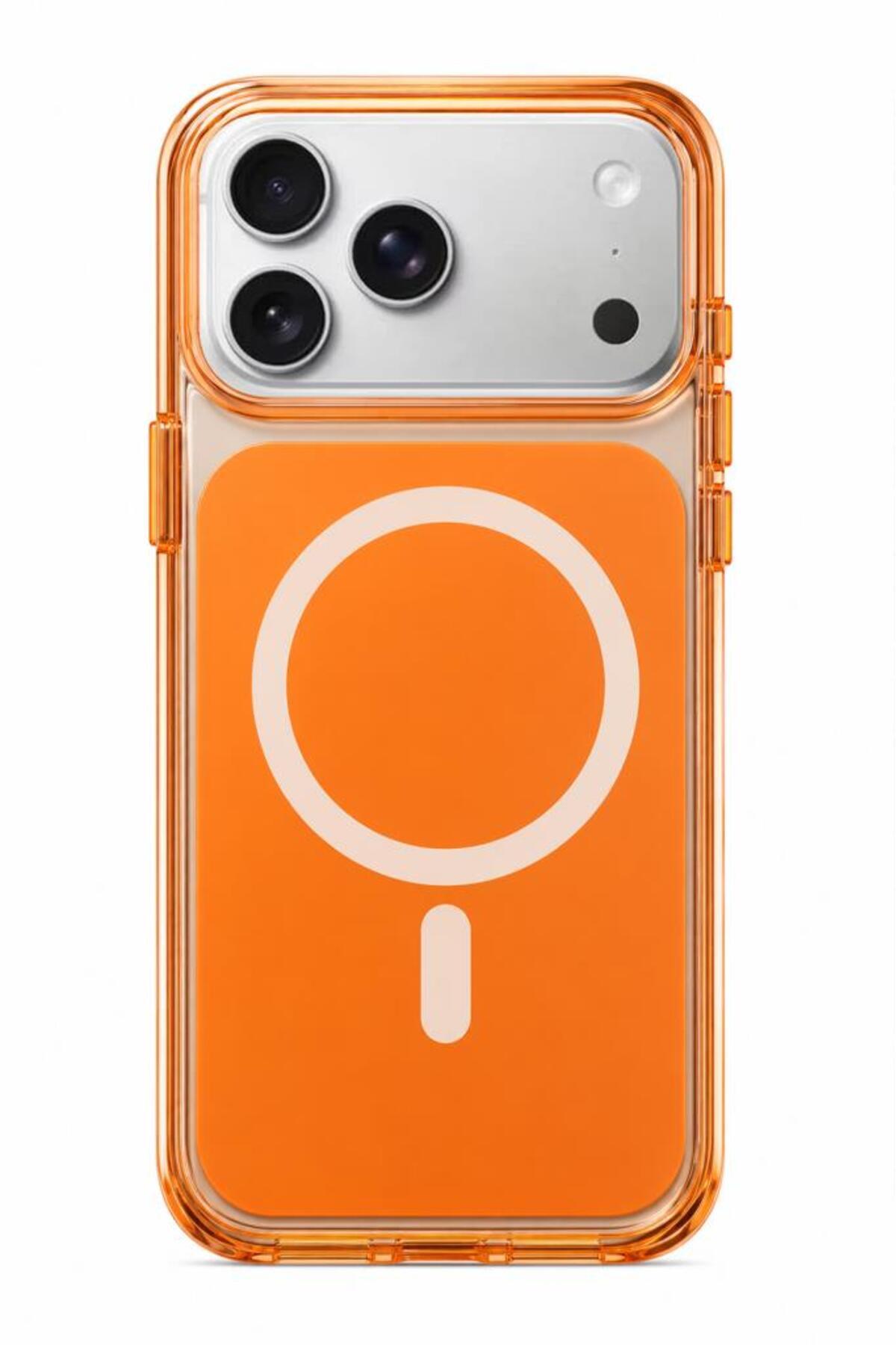 premium Colorful Hard Silicone with Back Animation Wireless Charging Support for iPhone 17 Pro Compatible